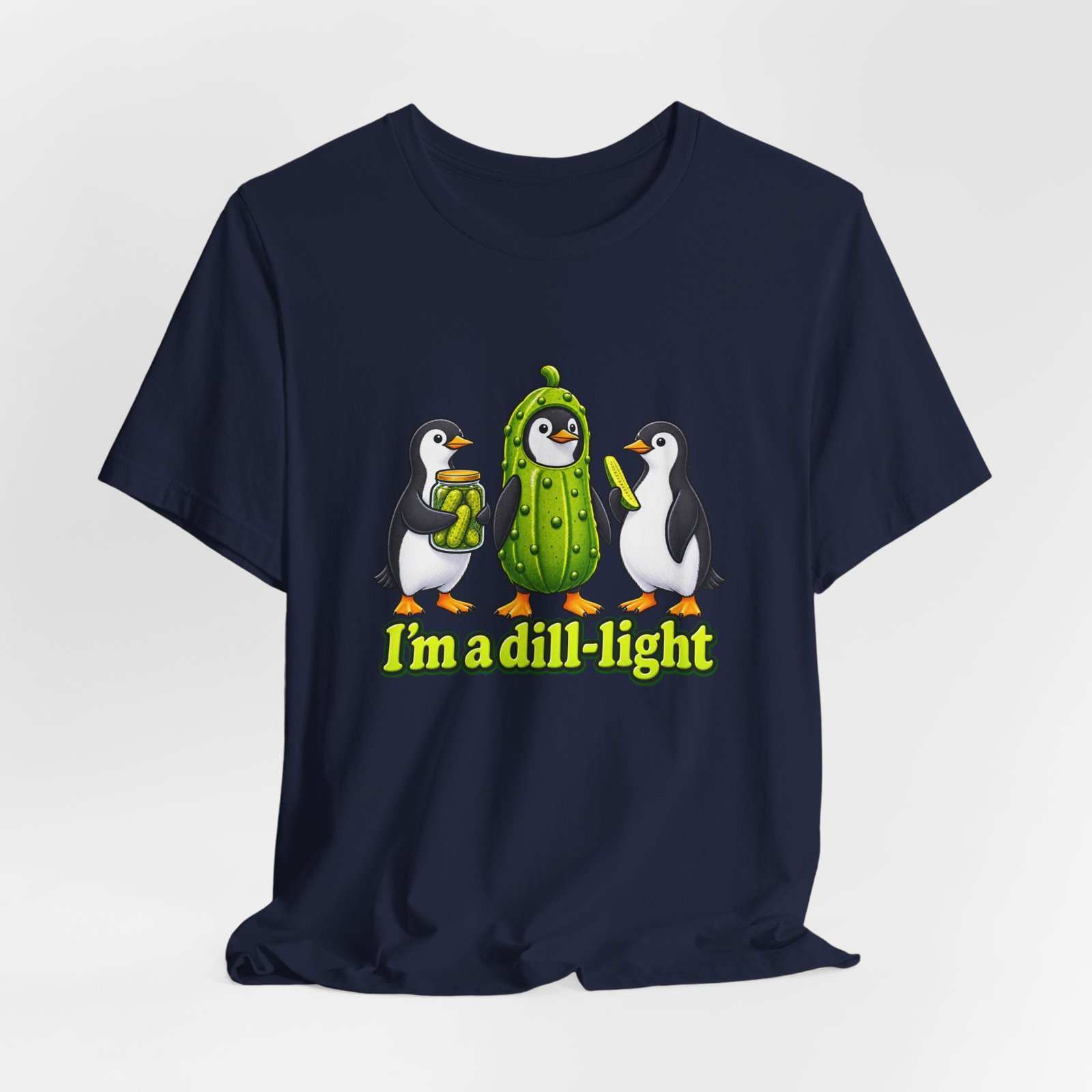Dill-Light Penguin Pickle Pun - Image 36