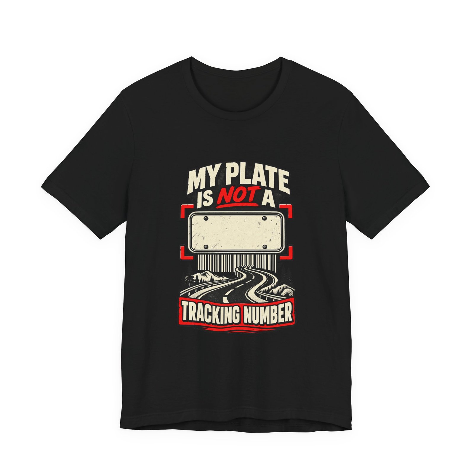 My Plate Is Not A Tracking Number Privacy Graphic - Image 13