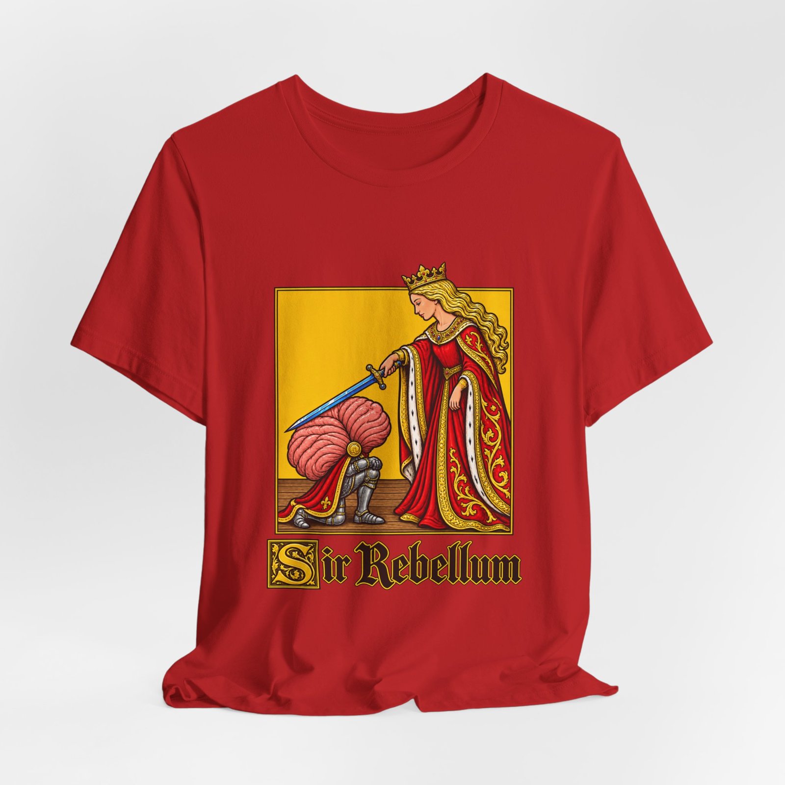 Medieval Cerebellum Knight Anatomy Pun Tee - Image 48