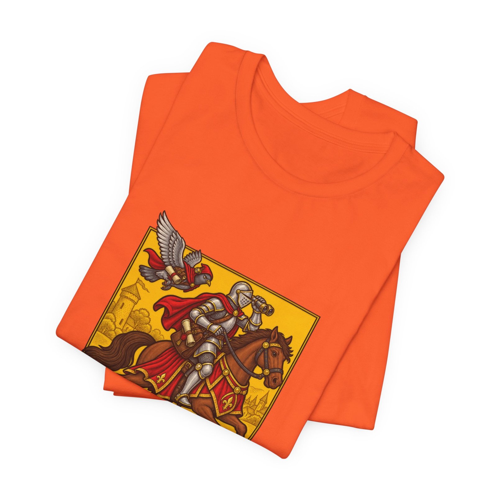 Sir Veillance Pigeon Medieval Knight Binoculars Design - Image 7