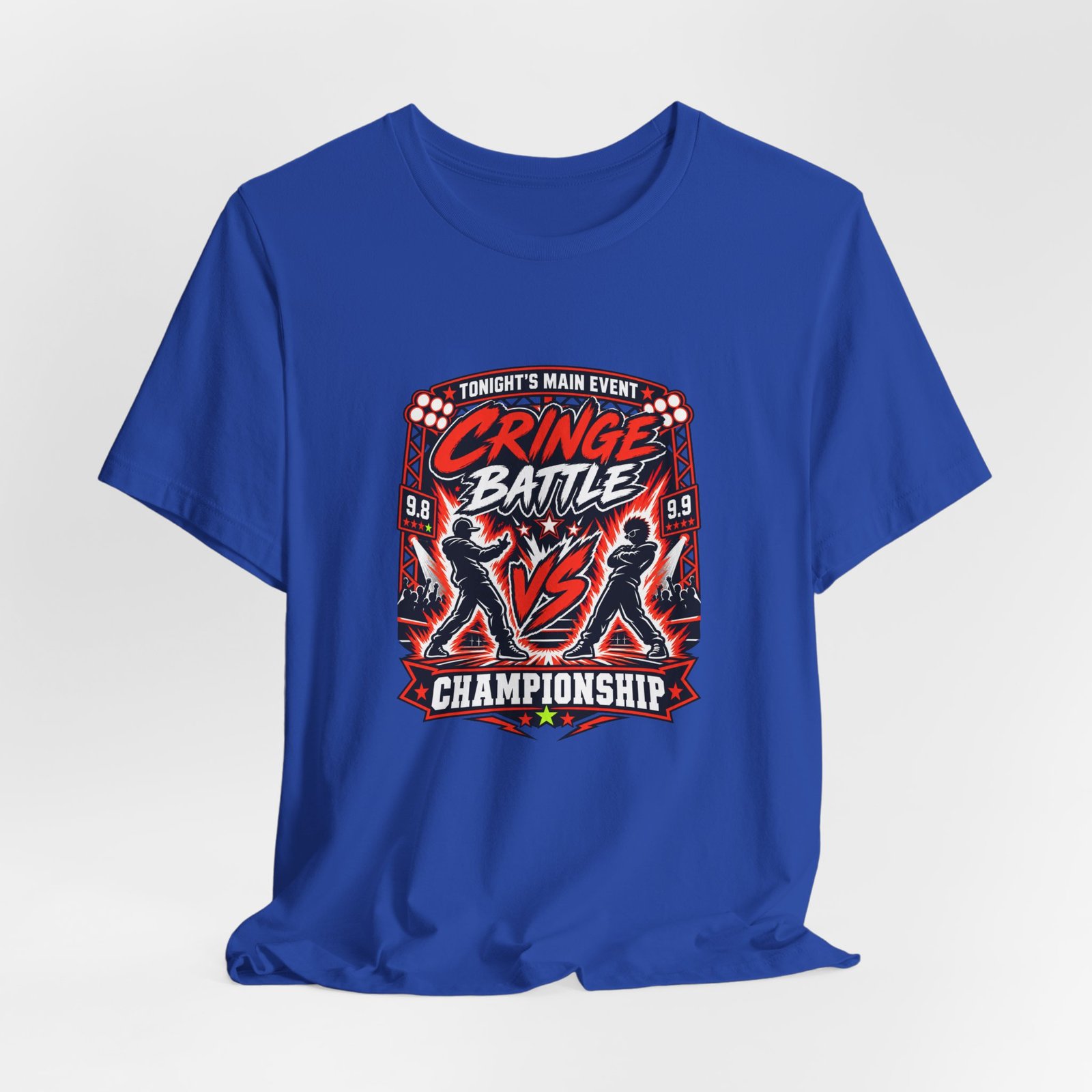 Tonight's Main Event Cringe Battle Championship Graphic Tee - Image 32