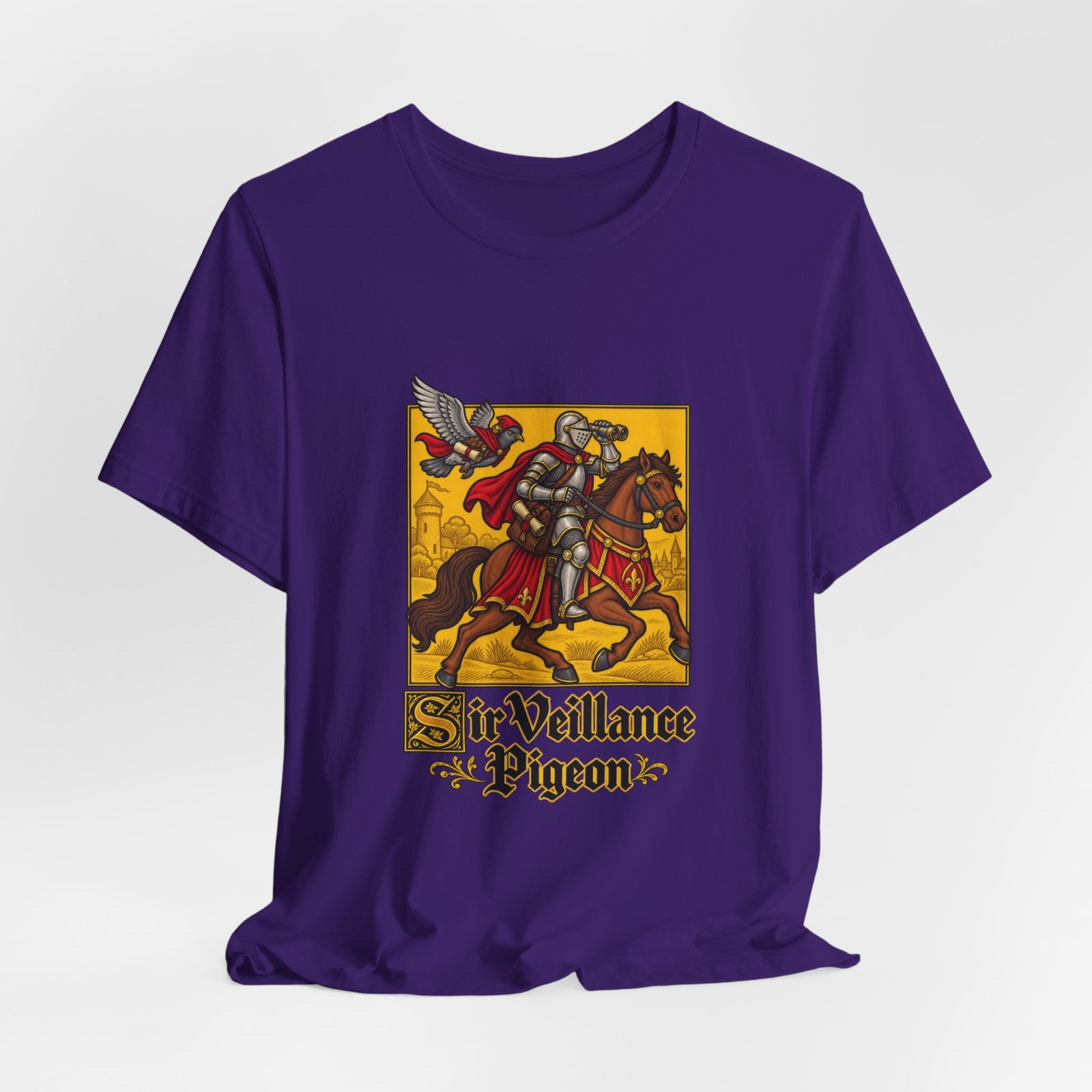 Sir Veillance Pigeon Medieval Knight Binoculars Design - Image 40