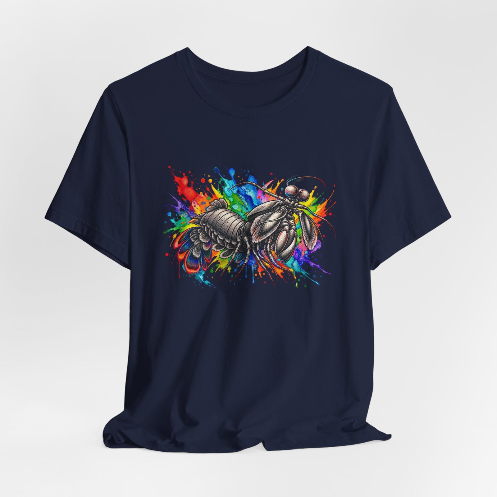 Rainbow Mantis Shrimp Graphic Tee - Image 36