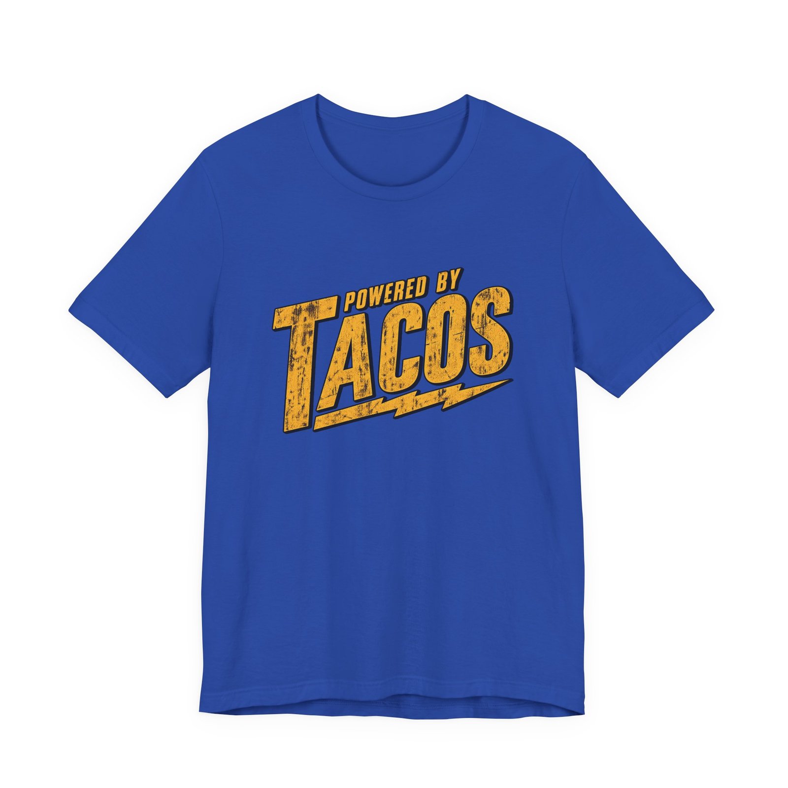 Powered By Tacos Funny Food Lover Quote Graphic Tee - Image 29