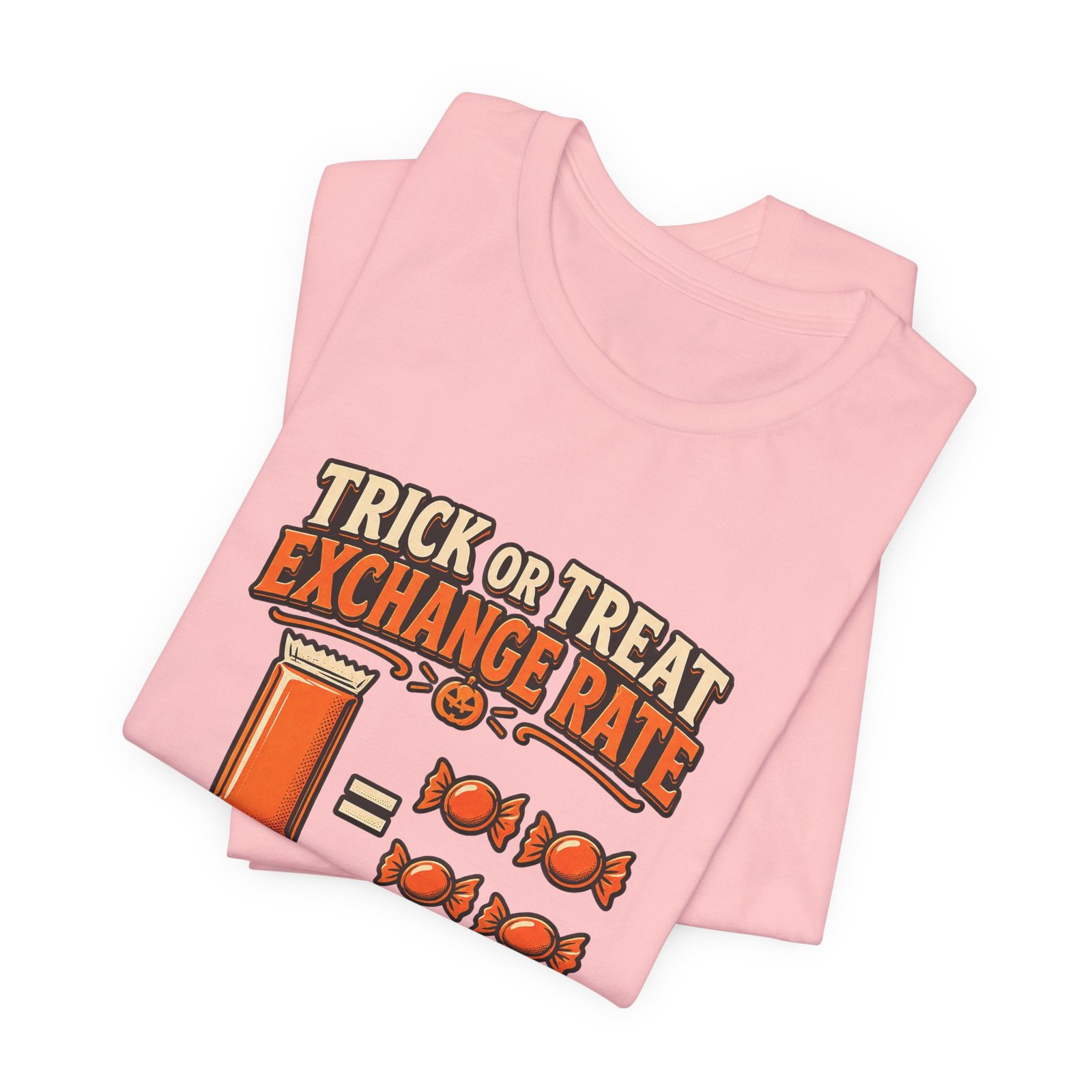 Trick Treat Candy Exchange Rate Halloween Graphic Tee - Image 43