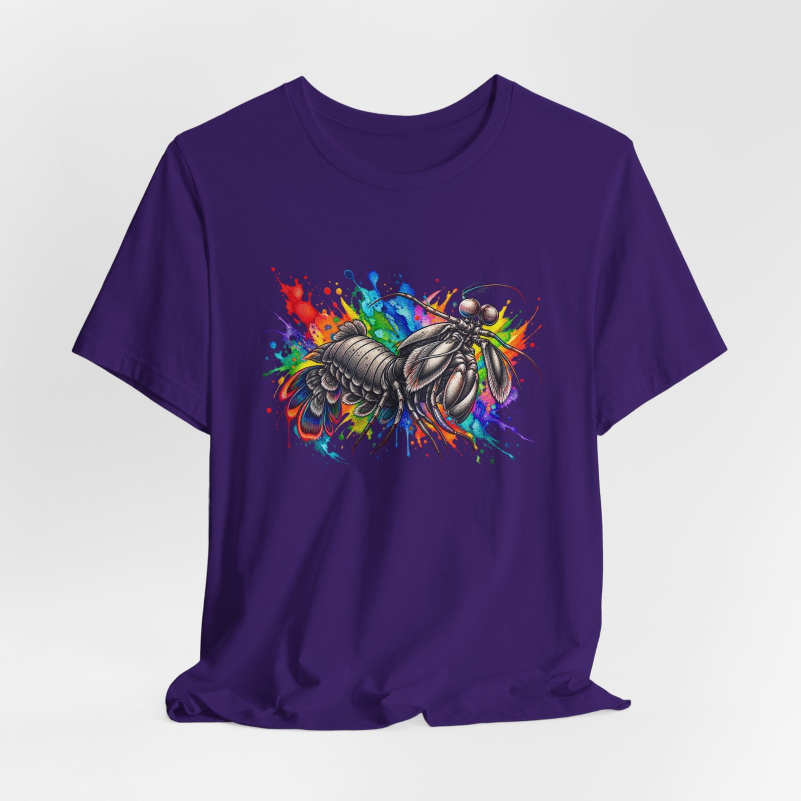 Rainbow Mantis Shrimp Graphic Tee - Image 40