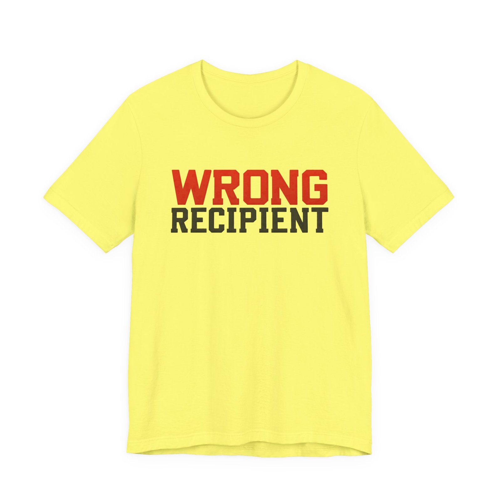 Wrong Recipient Misdelivery Message Alert Graphic Tee - Image 9