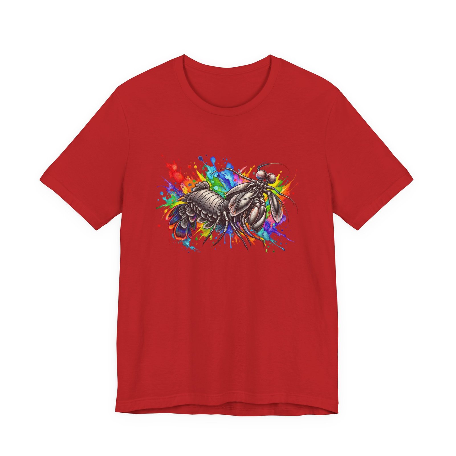 Rainbow Mantis Shrimp Graphic Tee - Image 45