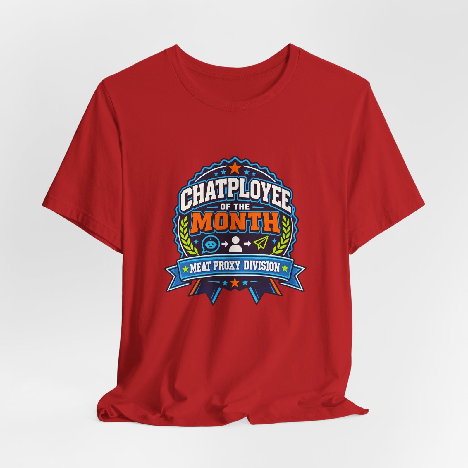 Chatployee Of Month Graphic Tee - Image 32