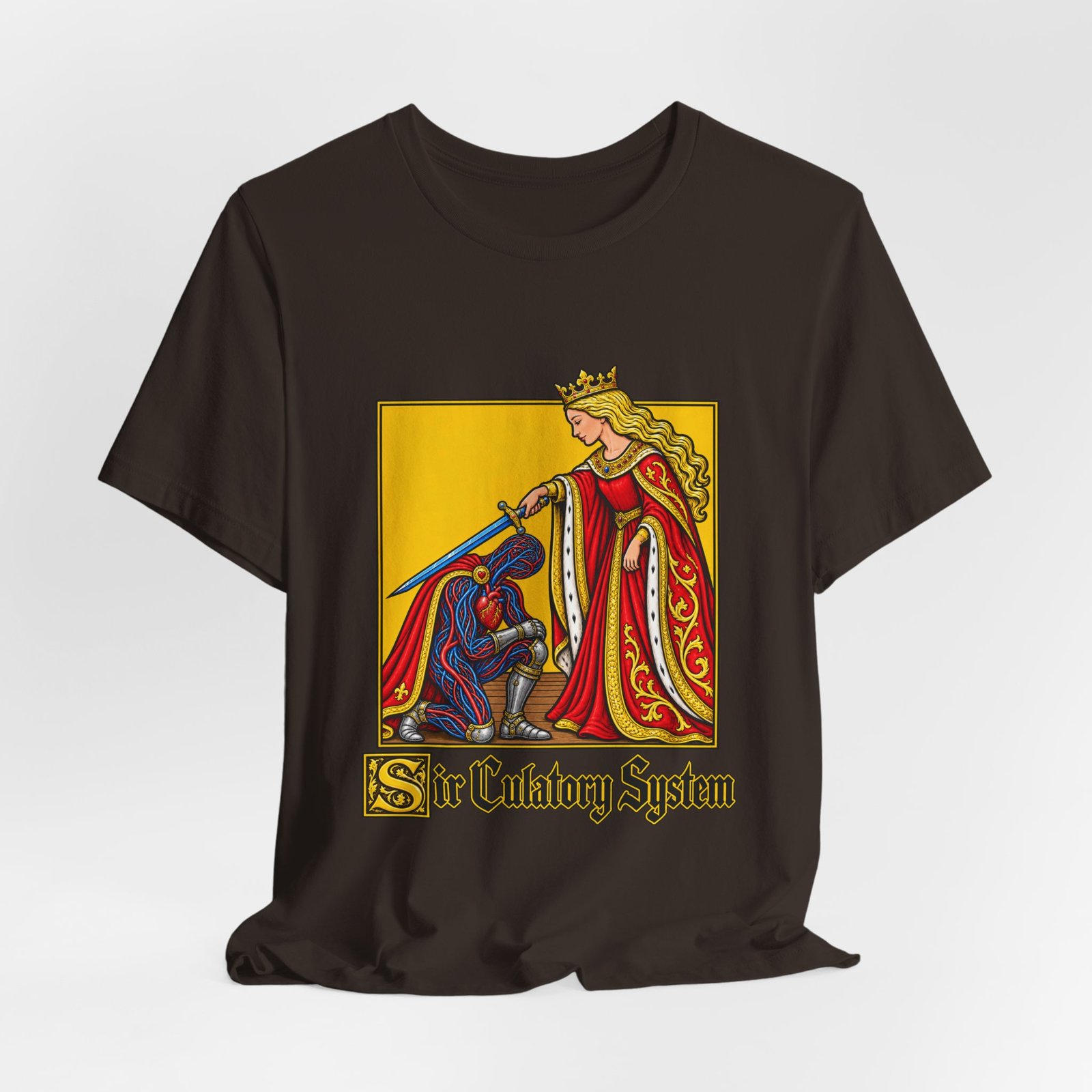 Sir Culatory System Funny Circulatory Anatomy Pun Graphic Tee - Image 12