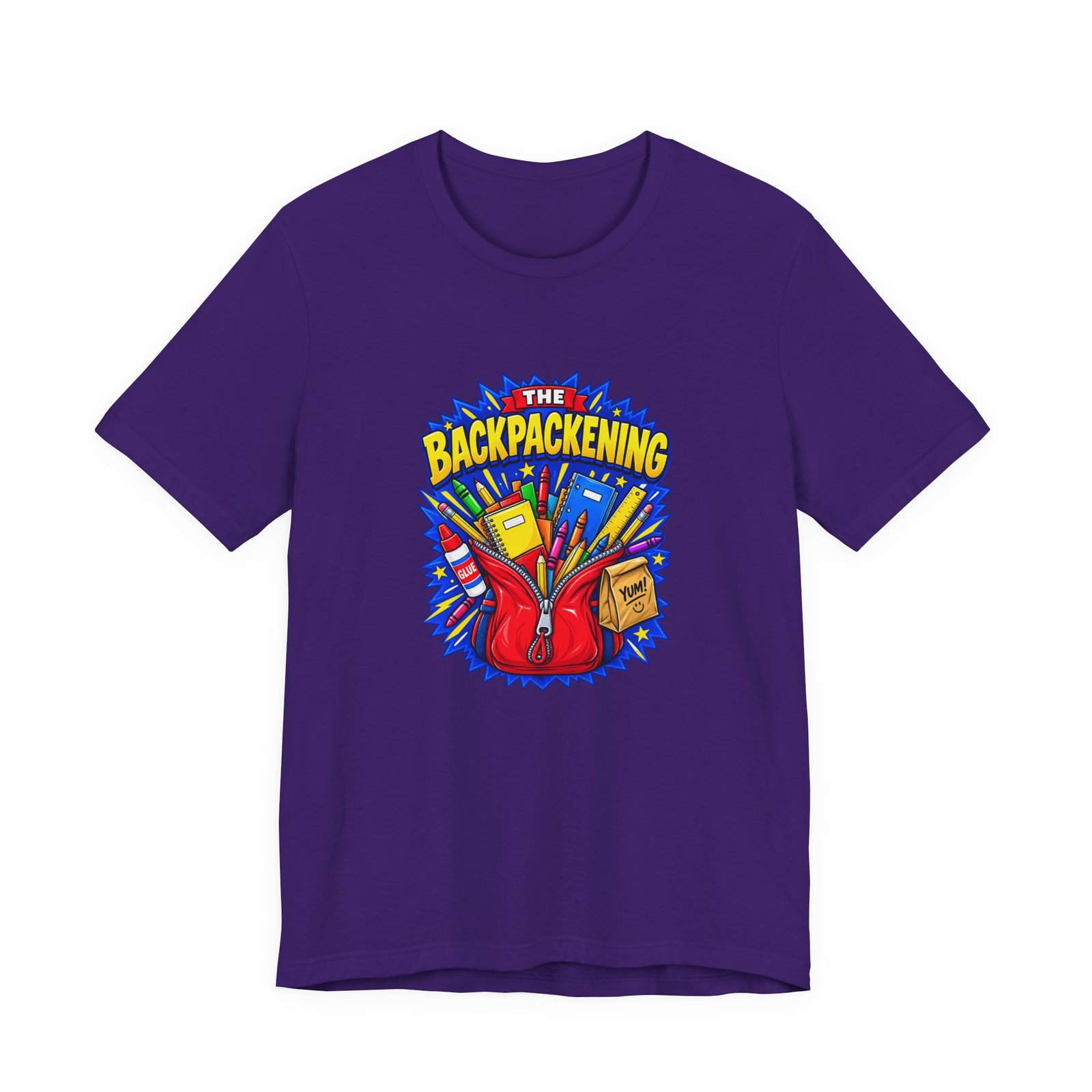 The Backpackening School Supplies Graphic Tee - Image 37