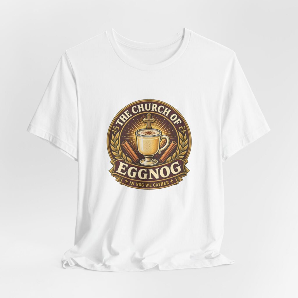 The Church Of Eggnog Graphic Tee