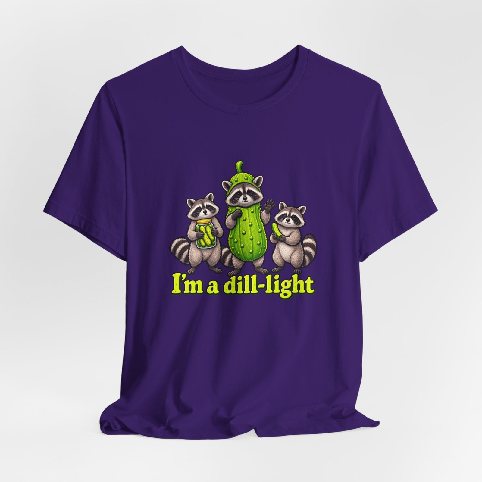 I'm a Dill-Light Raccoon Pickle Pun - Image 40