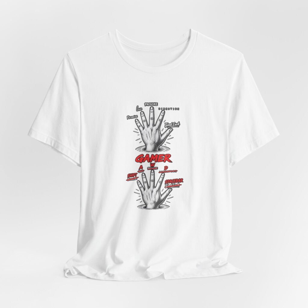 Gamer Hand Controls Graphic Tee
