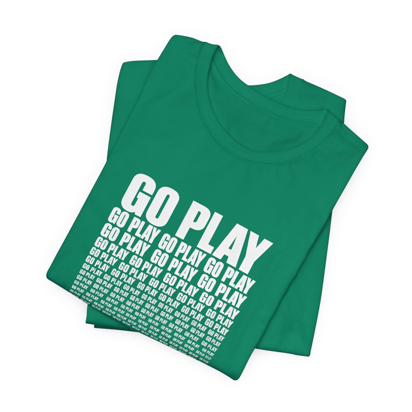 Go Play Repeating Typography Graphic Tee - Image 15
