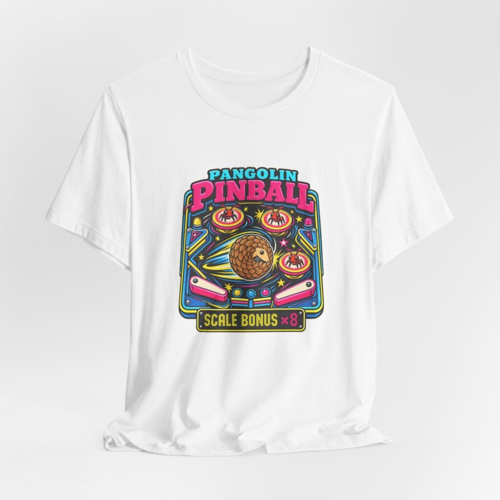 Pangolin Pinball Scale Bonus Arcade Graphic