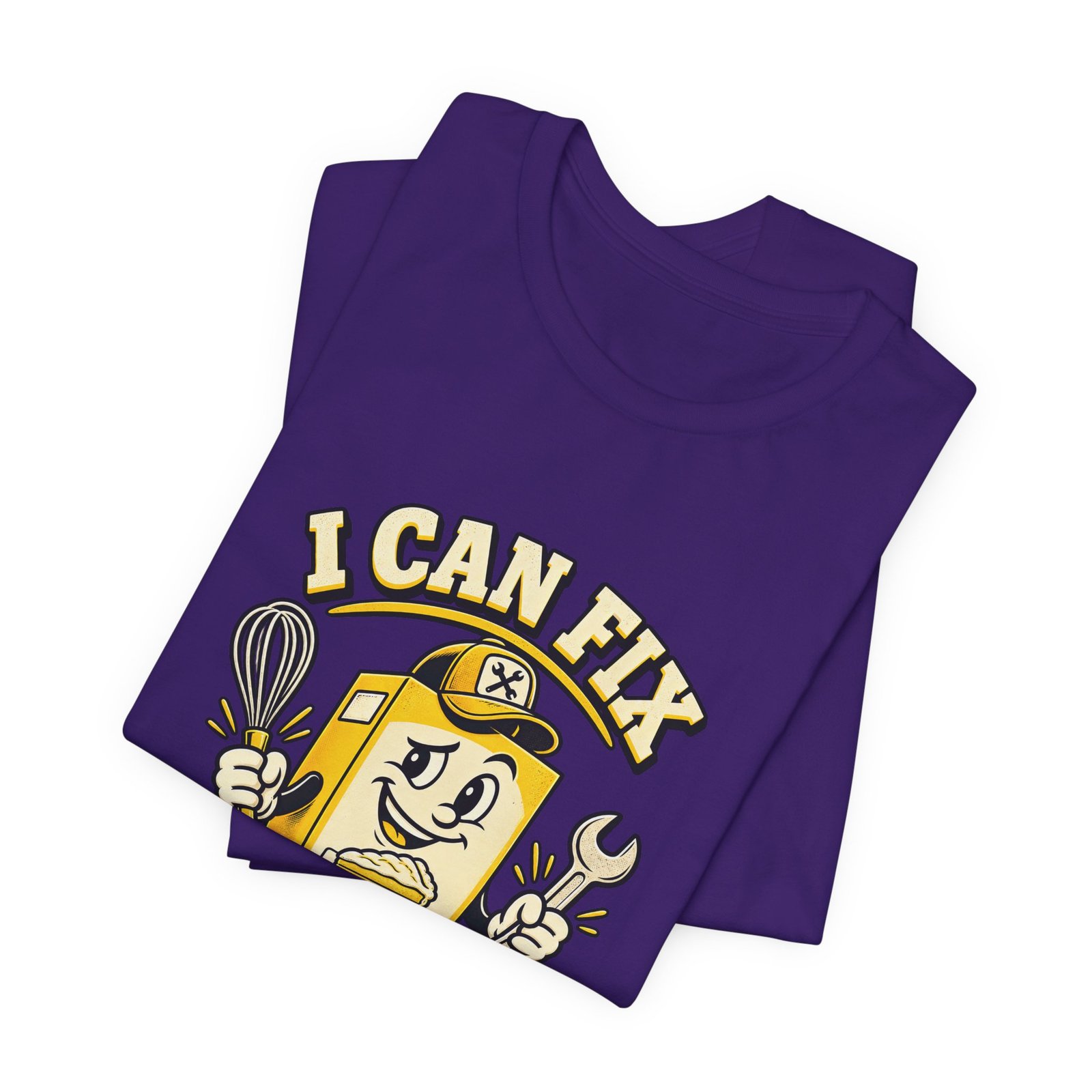 I Can Fix This Mix Yellow Cake Pun Tee - Image 39
