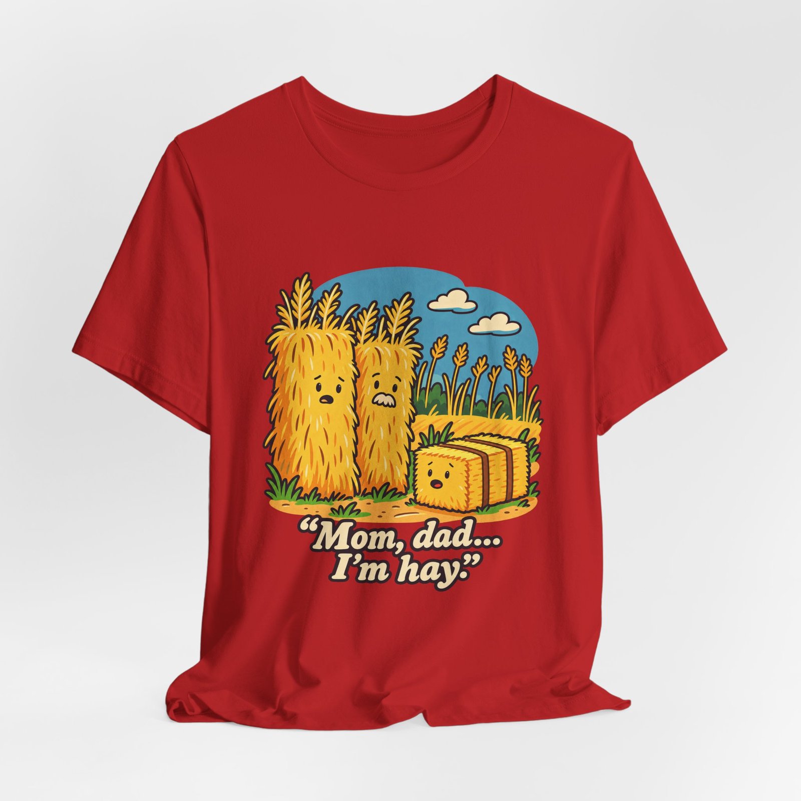 Mom Dad I'm Hay Cute Hay Family Pun Graphic - Image 48