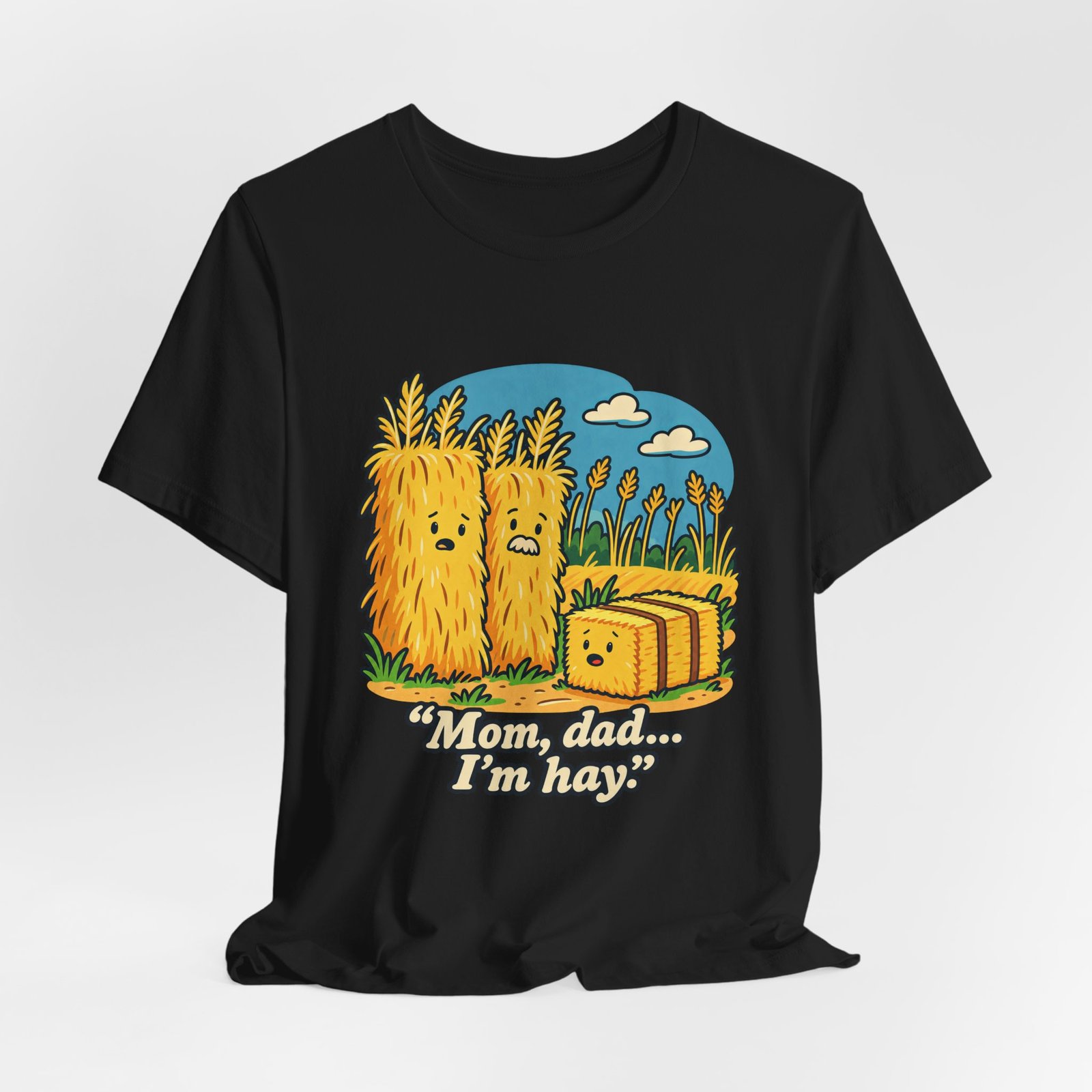 Mom Dad I'm Hay Cute Hay Family Pun Graphic - Image 16