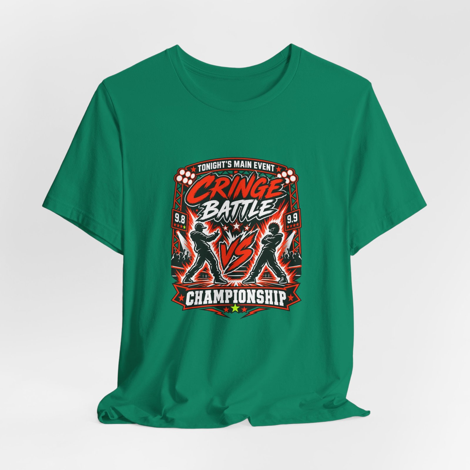Tonight's Main Event Cringe Battle Championship Graphic Tee - Image 28