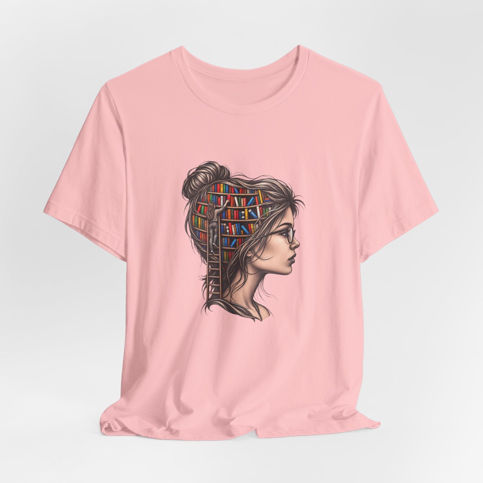Library Mind Book Reader Graphic Tee - Image 16
