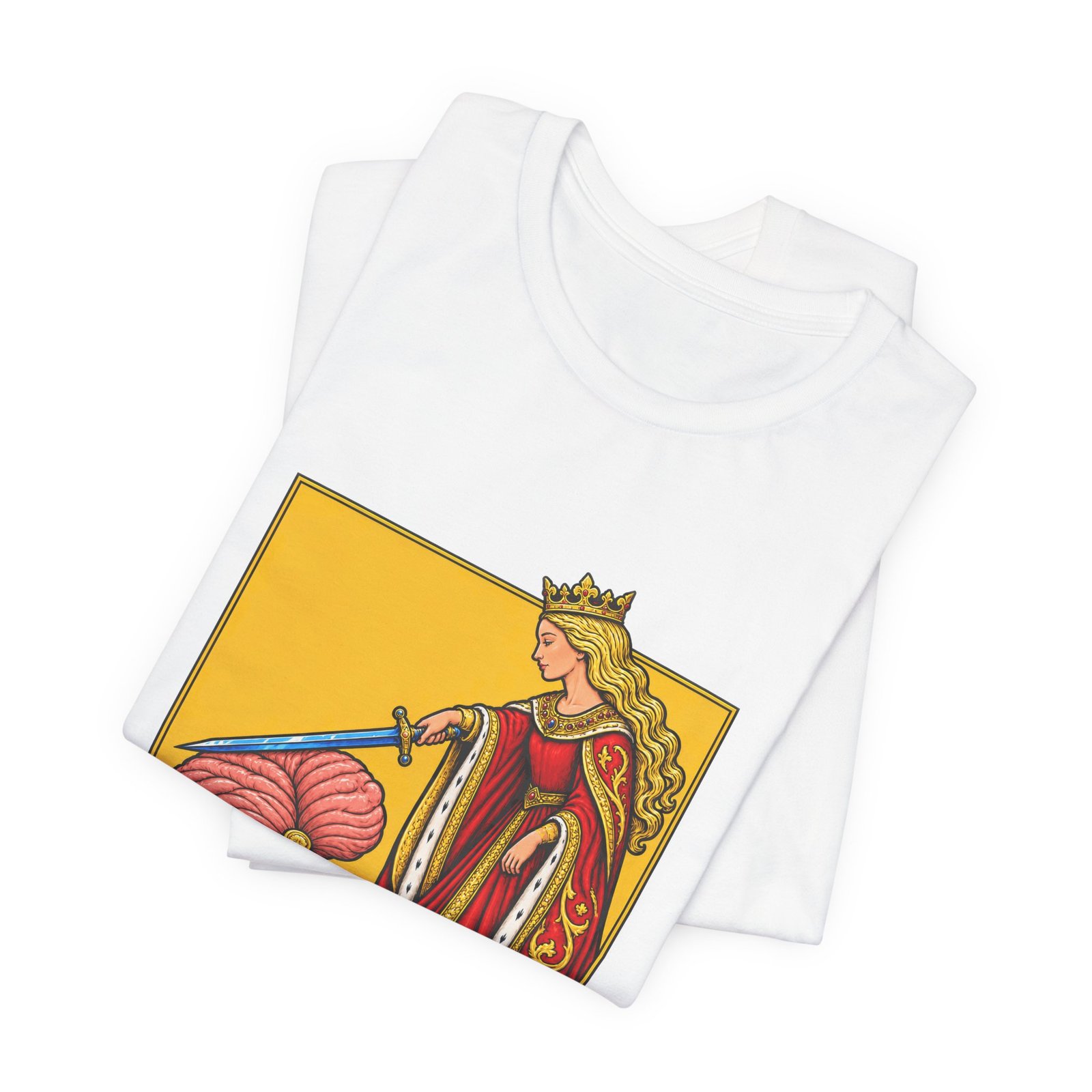 Medieval Cerebellum Knight Anatomy Pun Tee - Image 3