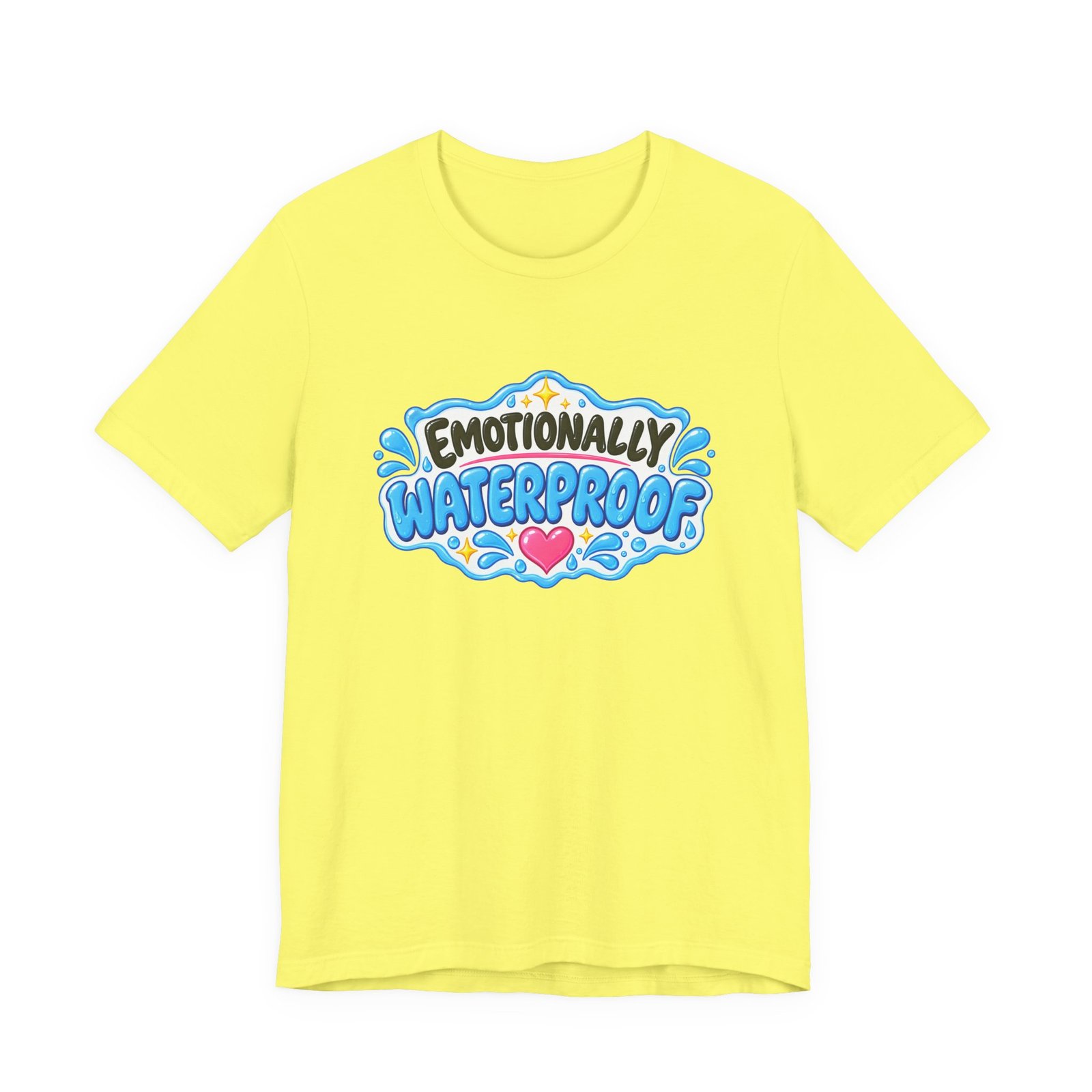 Emotionally Waterproof Makeup Humor Graphic Tee - Image 17