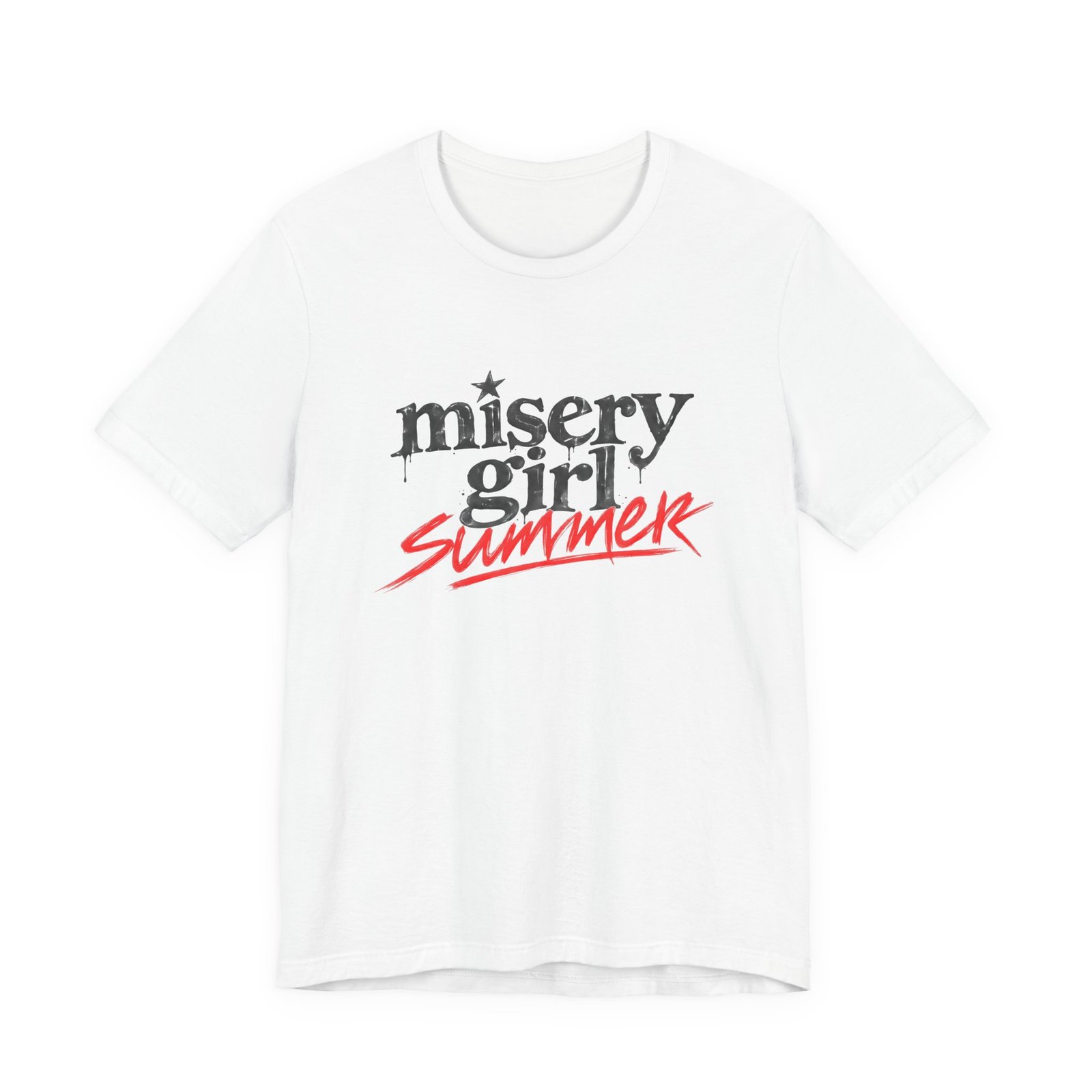 Summer Red Brush Lettering Graphic
