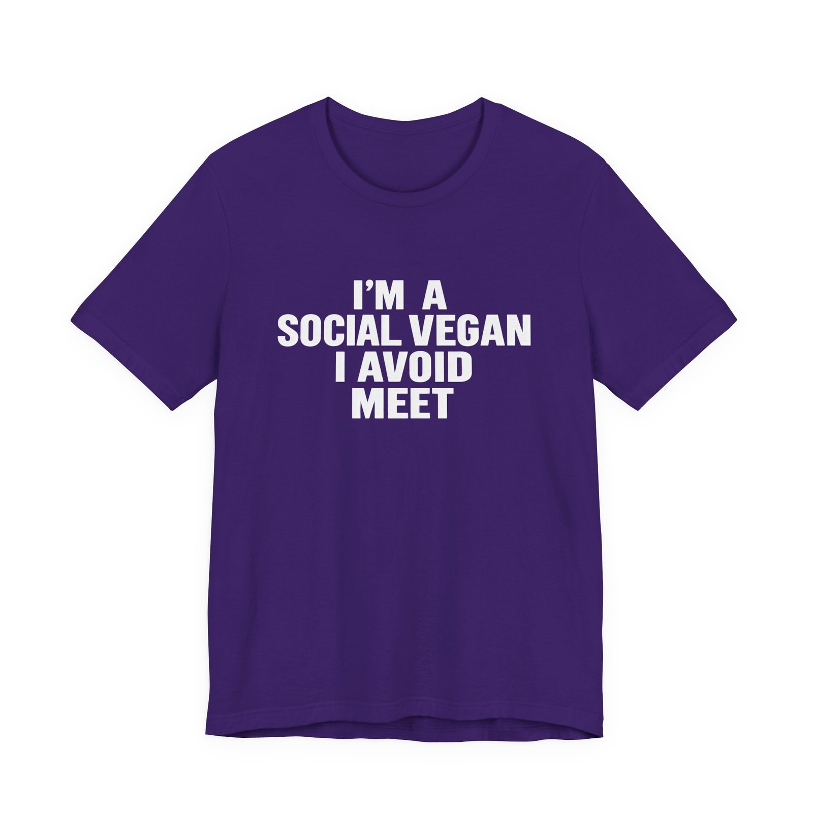 Social Vegan I Avoid Meet Wordplay - Image 25
