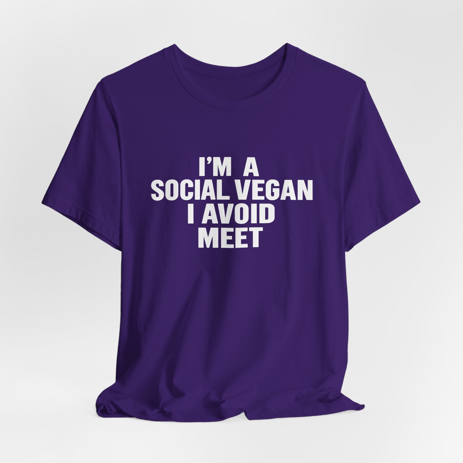 Social Vegan I Avoid Meet Wordplay - Image 28