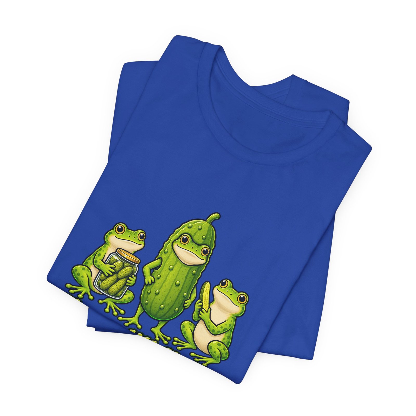 Im A Dill Light Funny Frog Pickle Pun Graphic Tee - Image 31