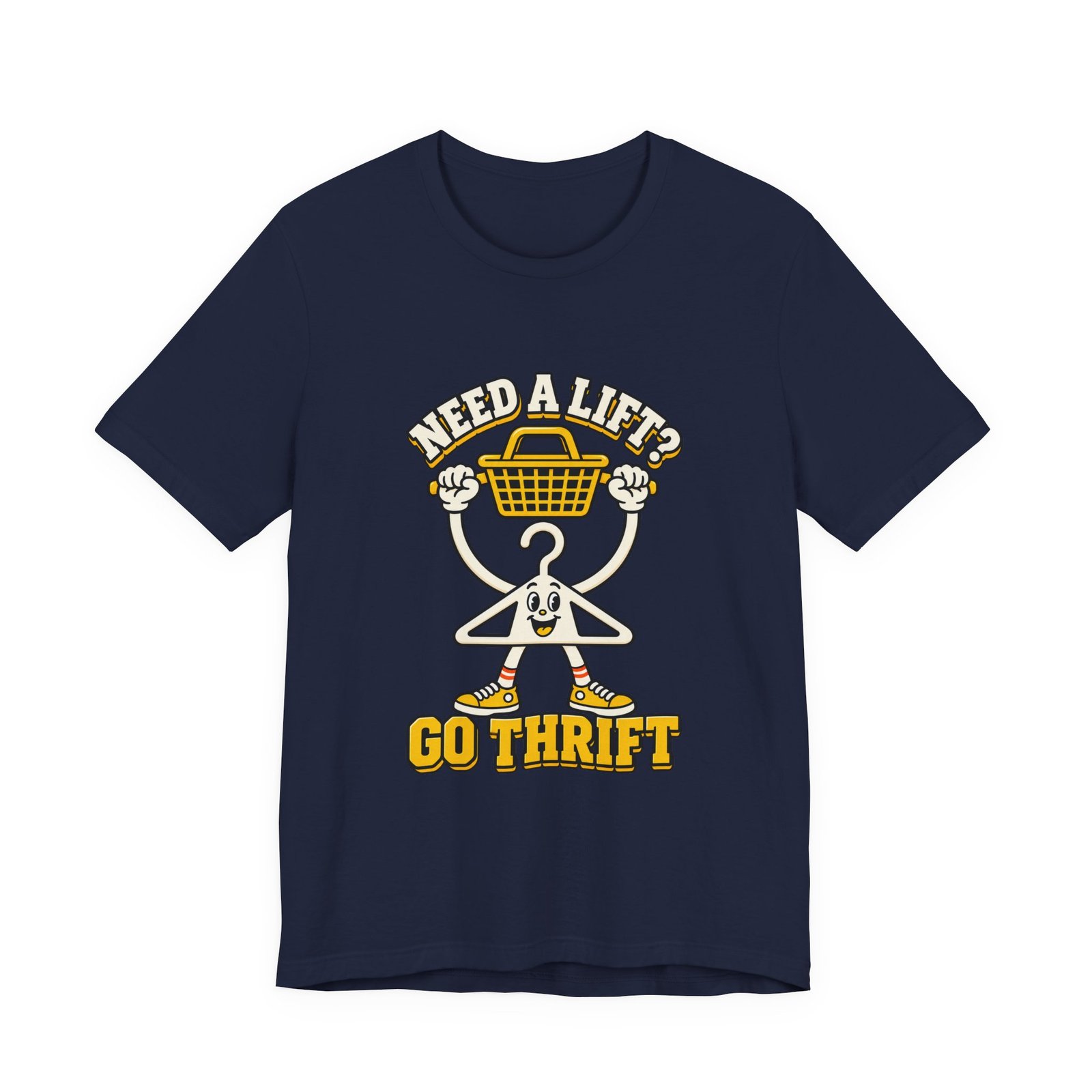 Need A Lift Go Thrift Clothes Hanger Pun - Image 33