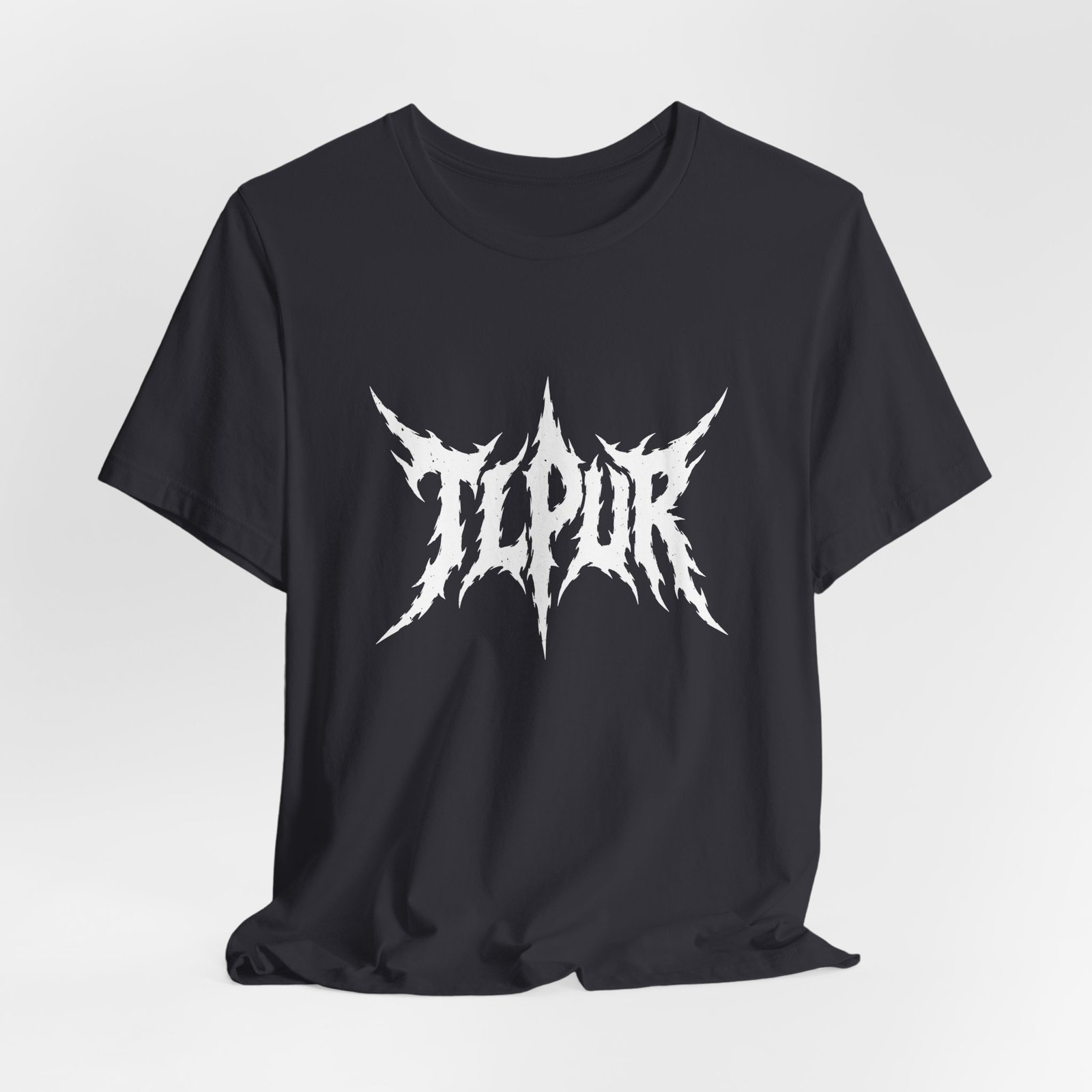TLPUR Meme Spiked Extreme Music Wordmark Graphic Tee - Image 12