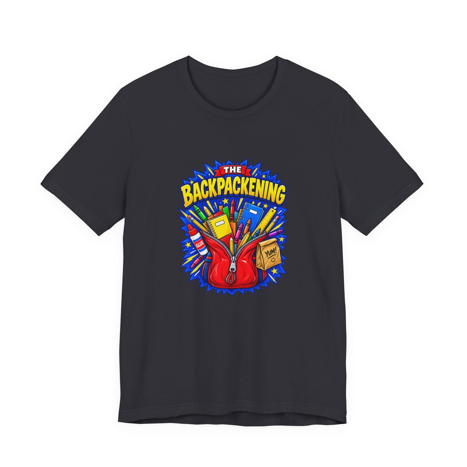 The Backpackening School Supplies Graphic Tee - Image 21