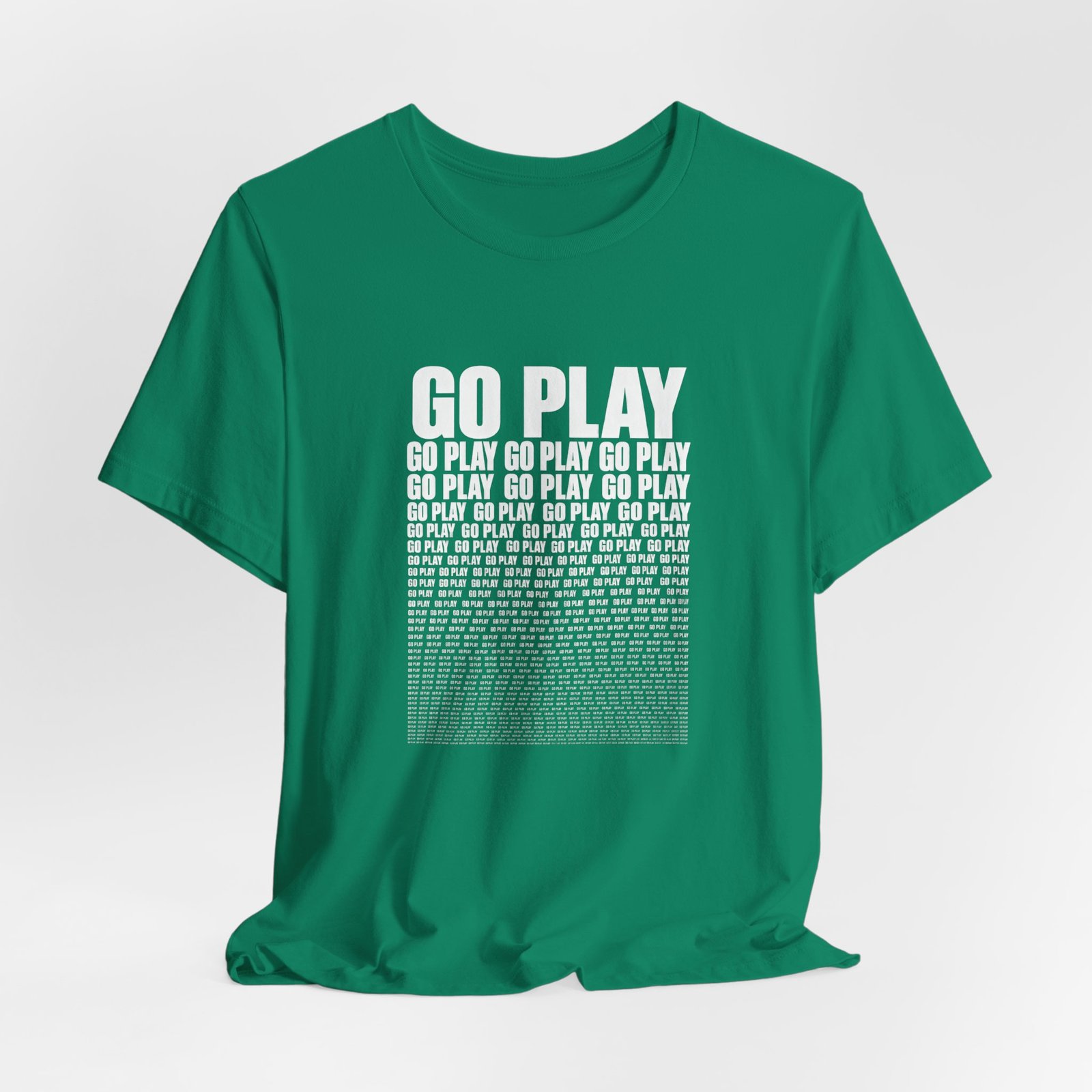 Go Play Repeating Typography Graphic Tee - Image 16