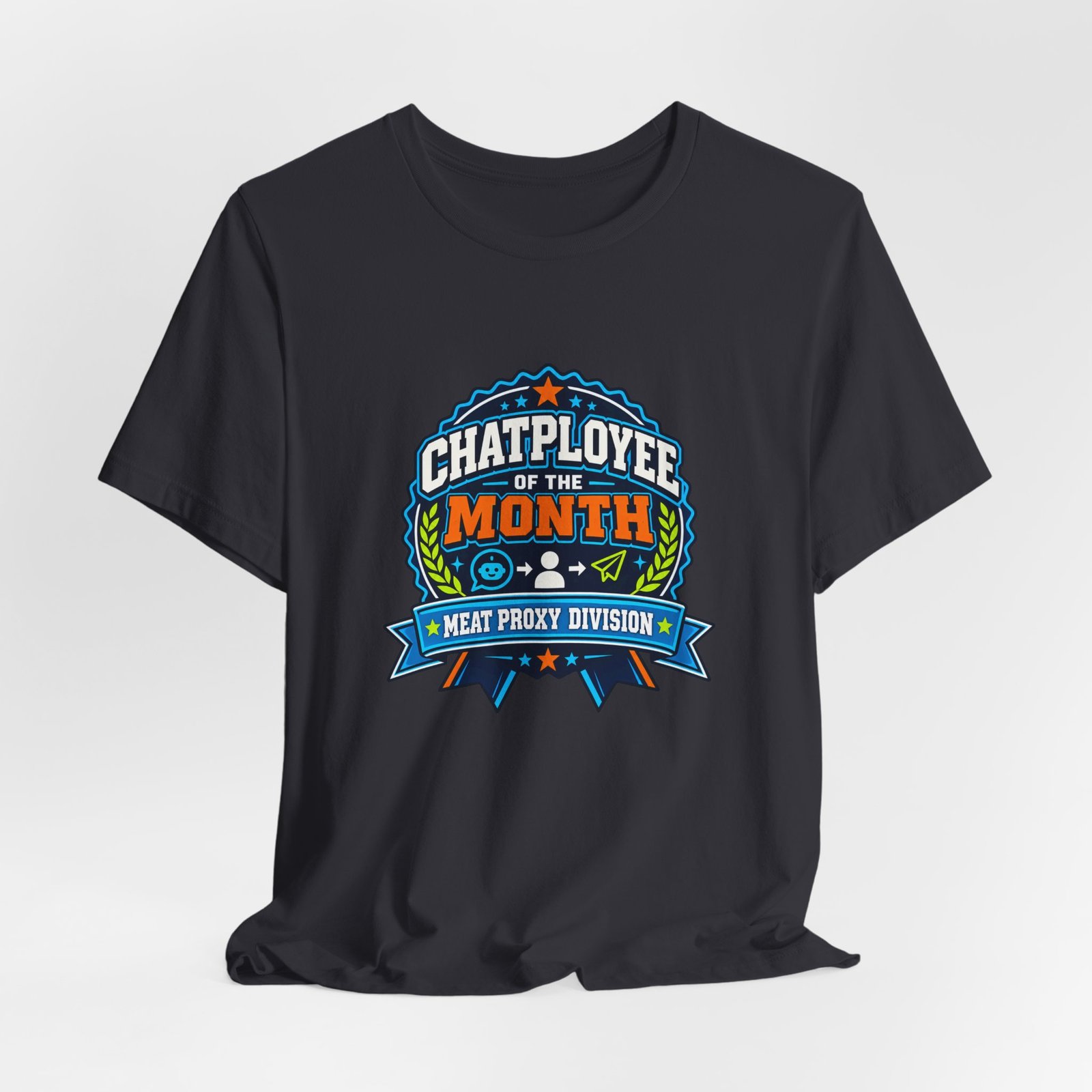 Chatployee Of Month Graphic Tee - Image 12