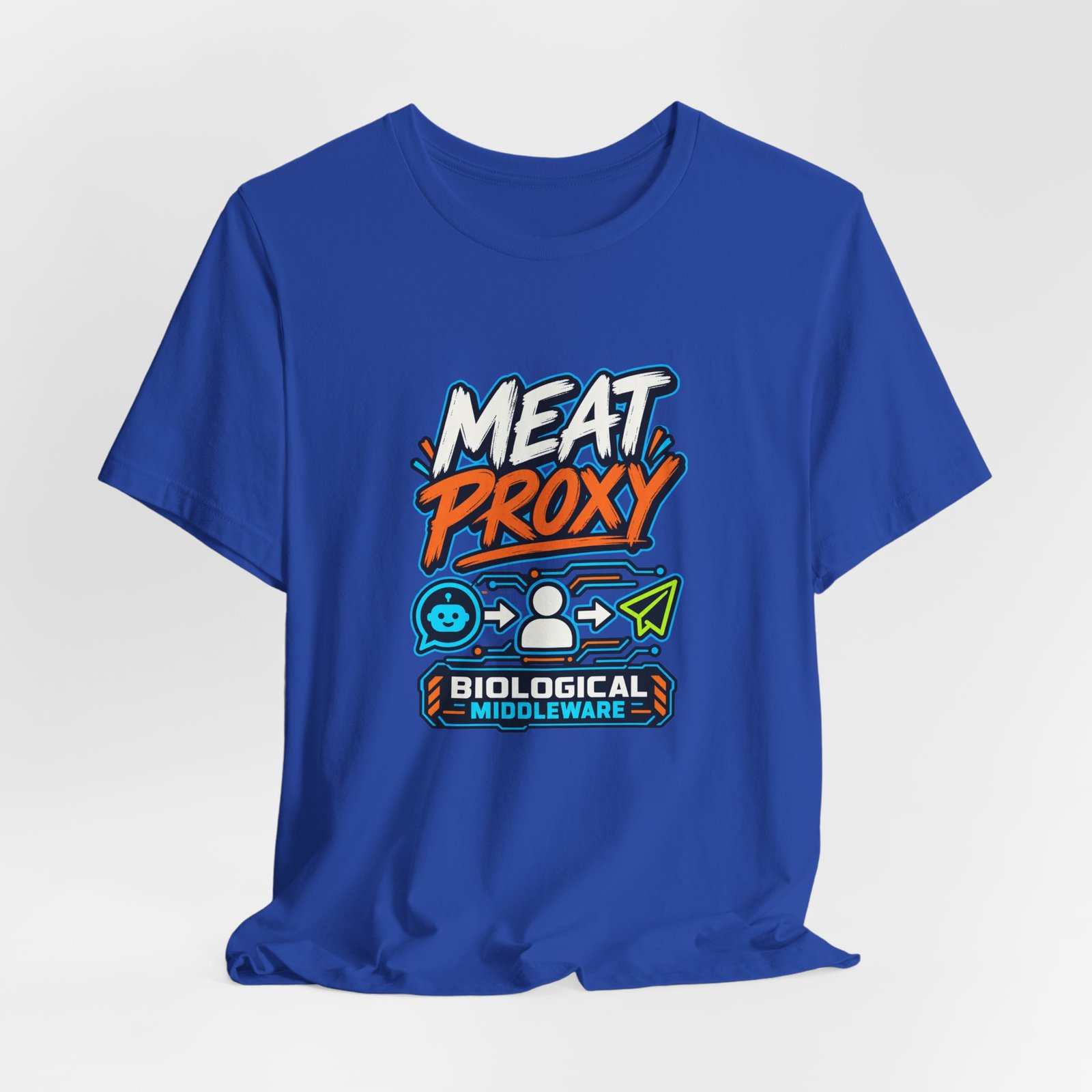 Meat Proxy Human AI Relay Graphic Tee - Image 32