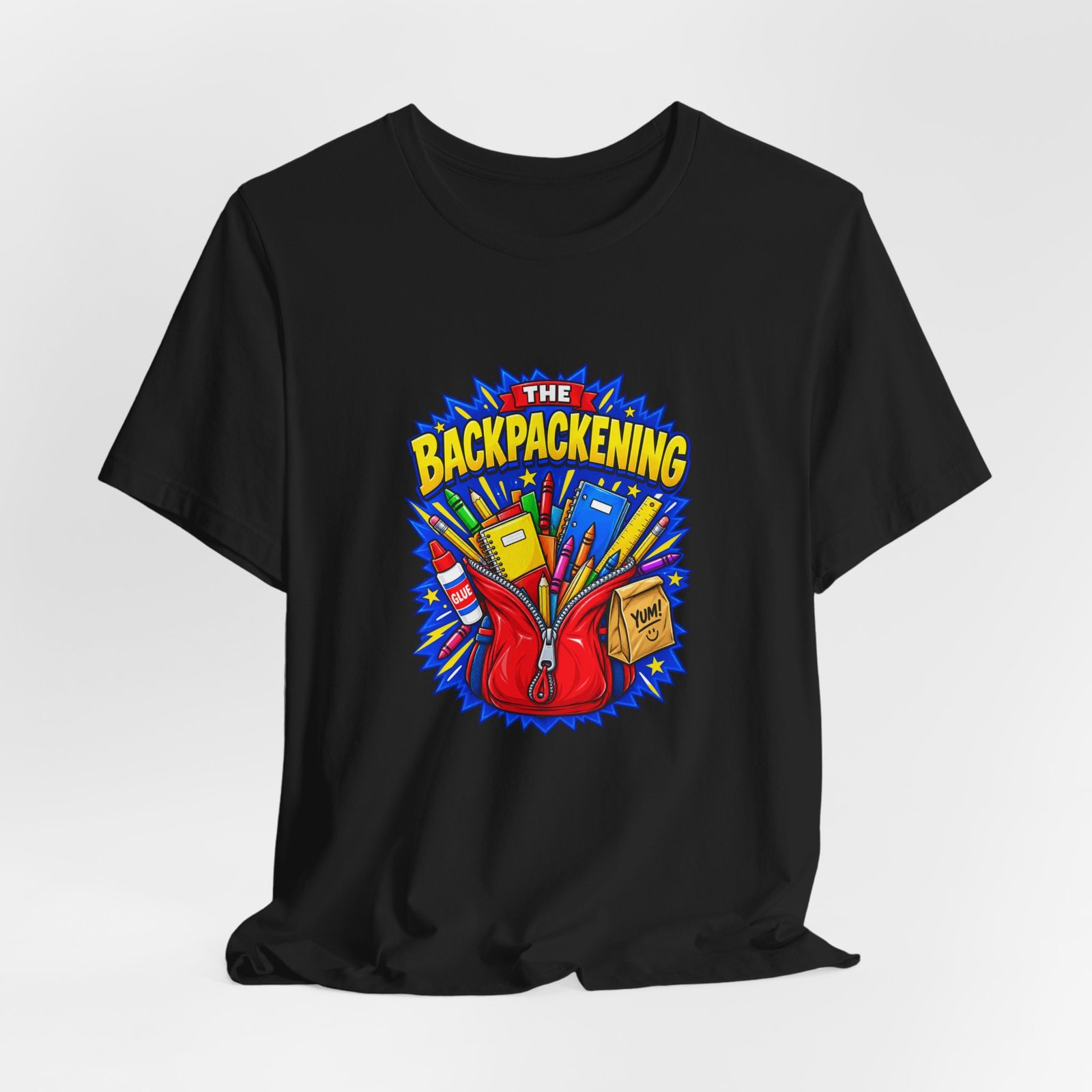 The Backpackening School Supplies Graphic Tee - Image 16