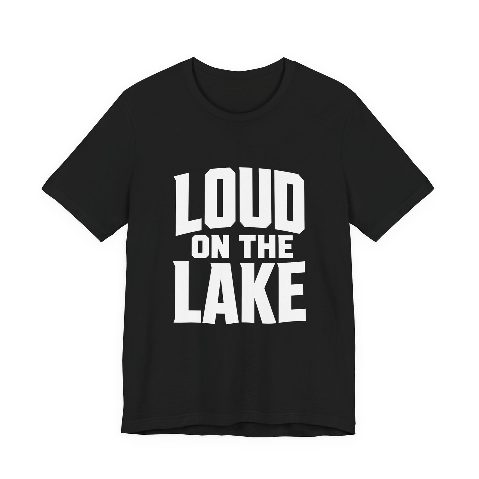 Loud On Lake Party Boating Music Graphic Tee - Image 5