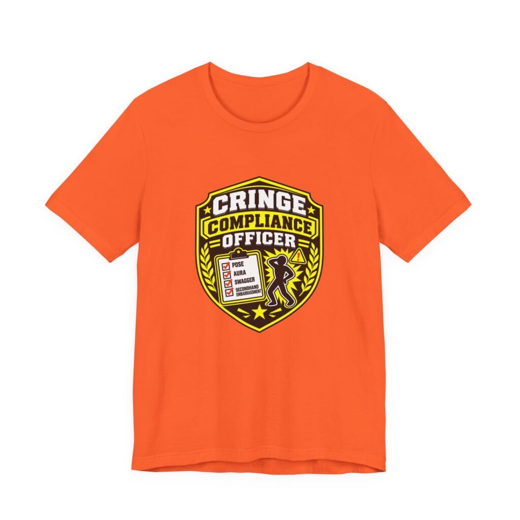 Cringe Compliance Officer Mock Authority Badge