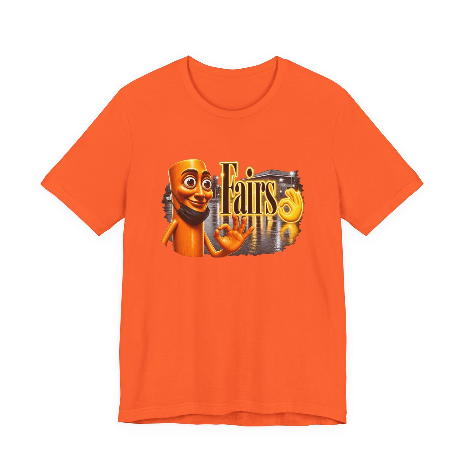 Fairs OK Hand Tung Sahur Brainrot Graphic Tee - Image 5