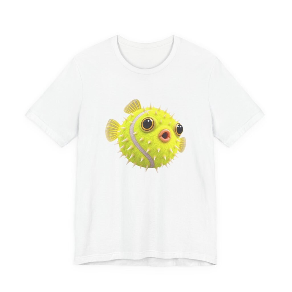 Funny Tennis Ball Pufferfish