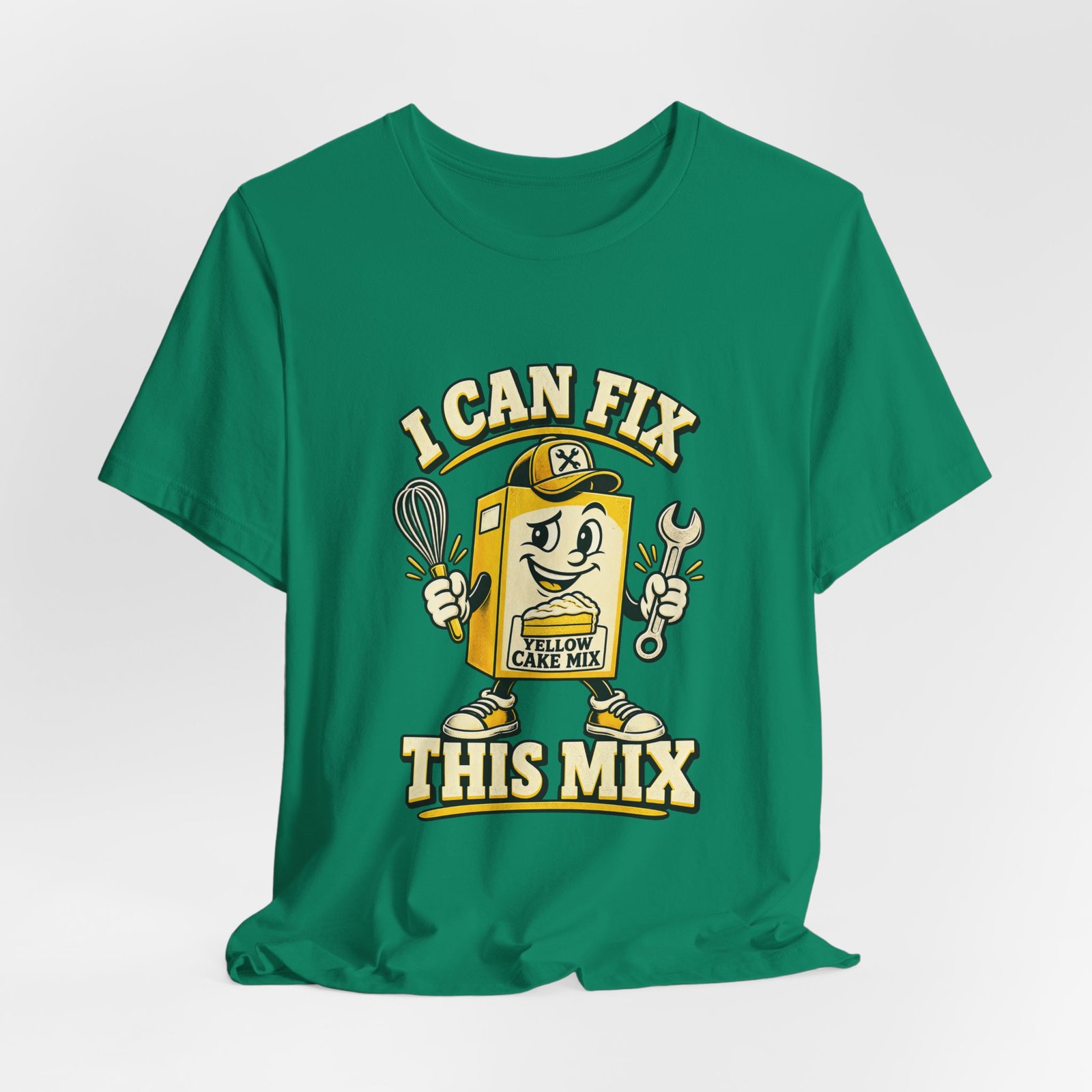 I Can Fix This Mix Yellow Cake Pun Tee - Image 28