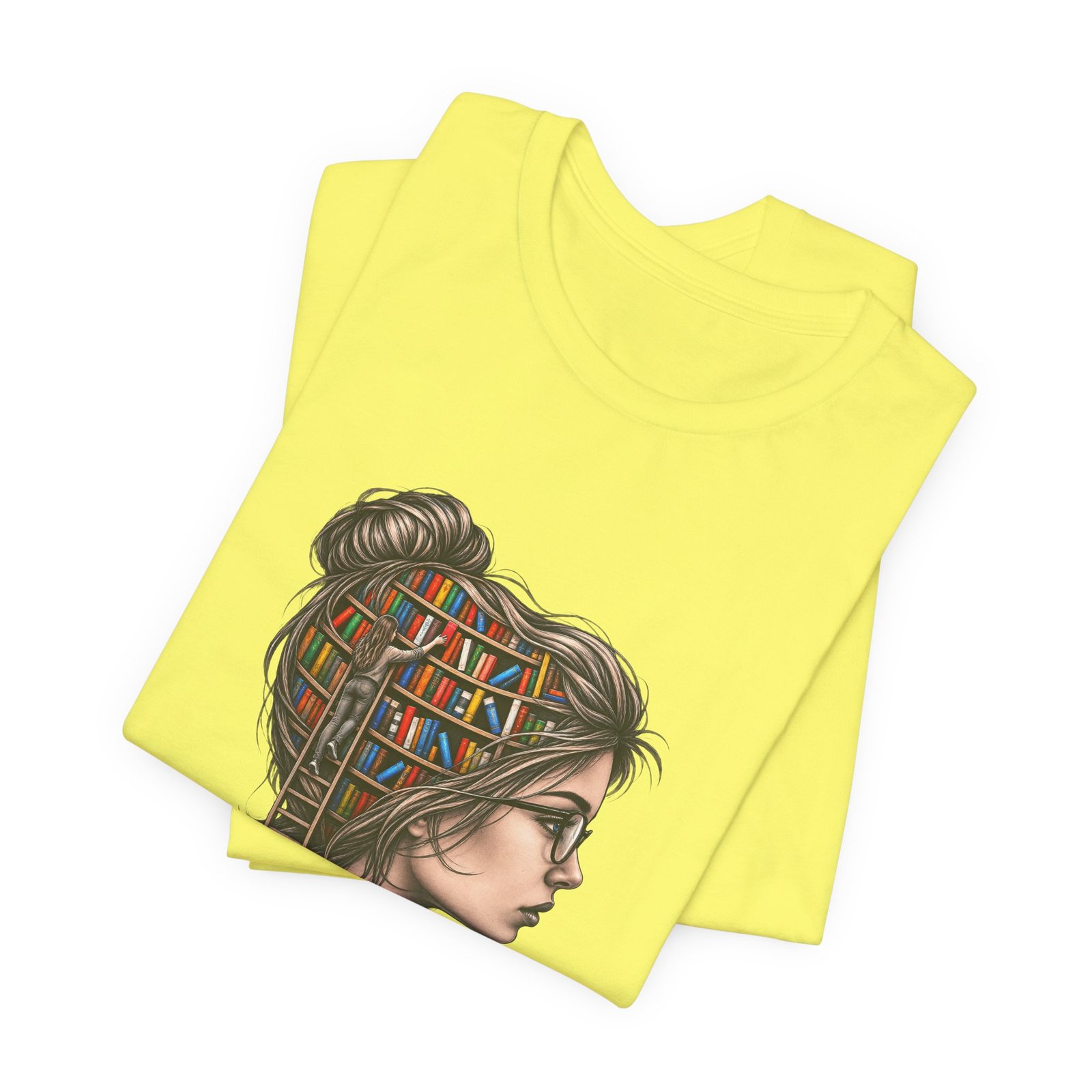 Library Mind Book Reader Graphic Tee - Image 11