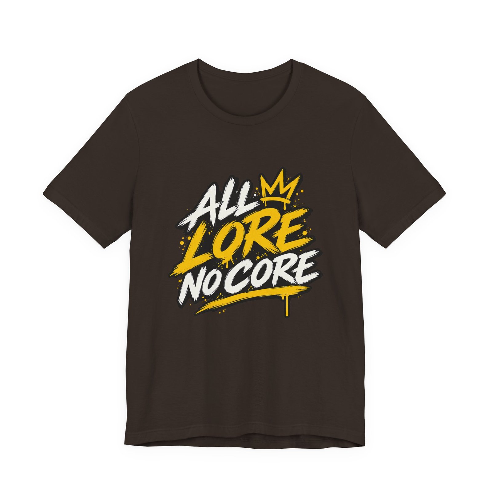 All Lore No Core Graffiti Larp Humor Graphic - Image 9