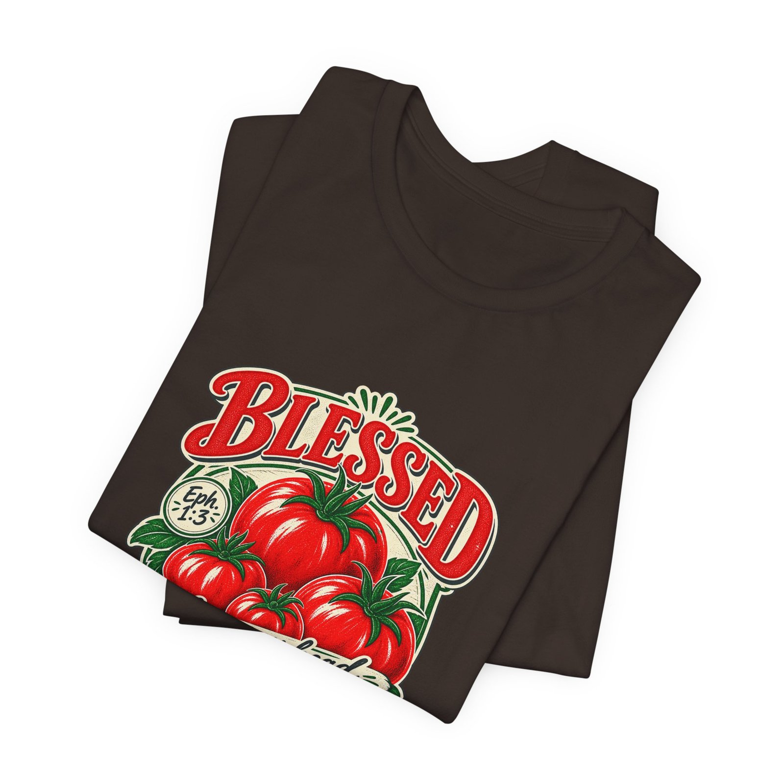Blessed From My Head To-Ma-Toes Tomato Pun Graphic Tee - Image 11