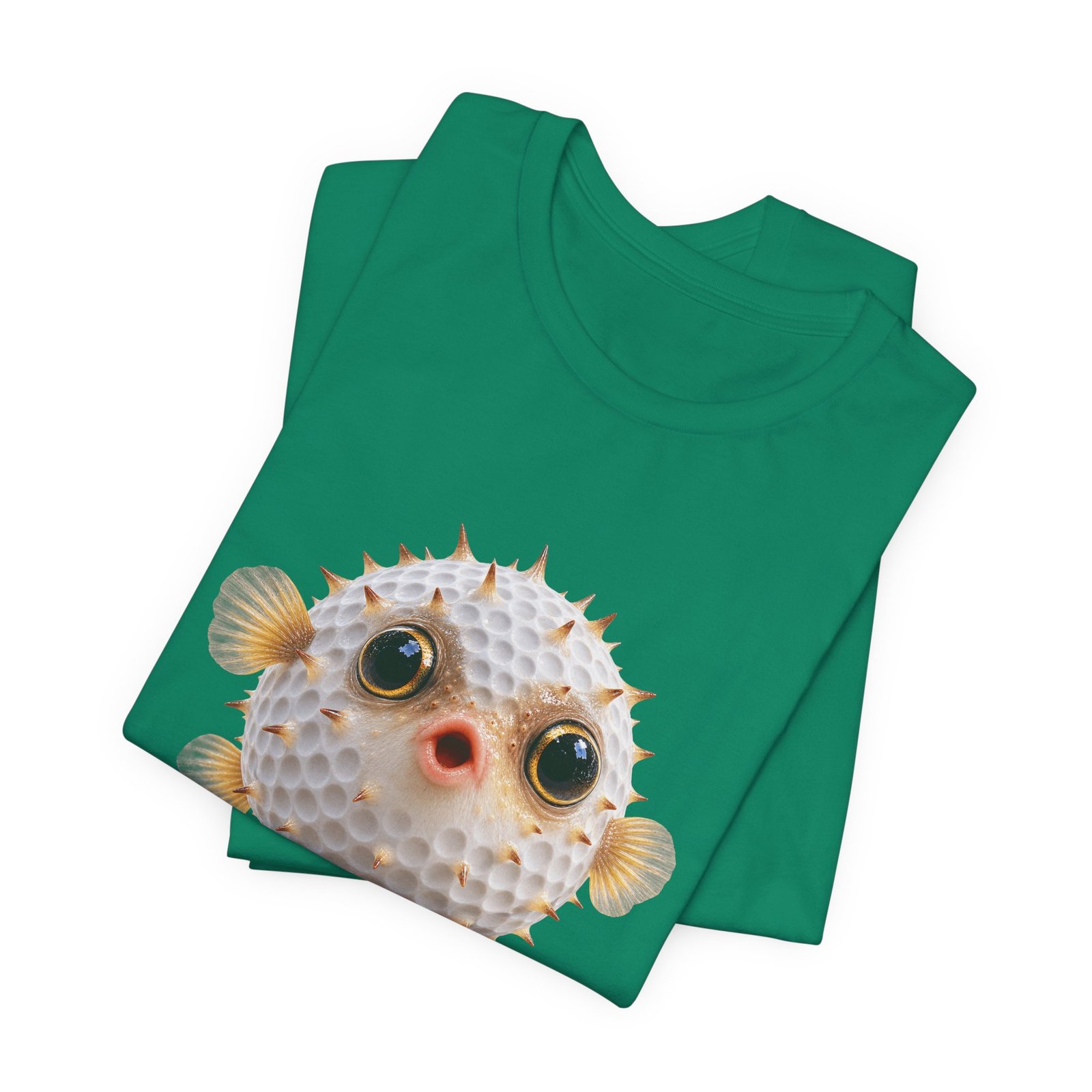 Golf Ball Pufferfish Graphic Tee - Image 27
