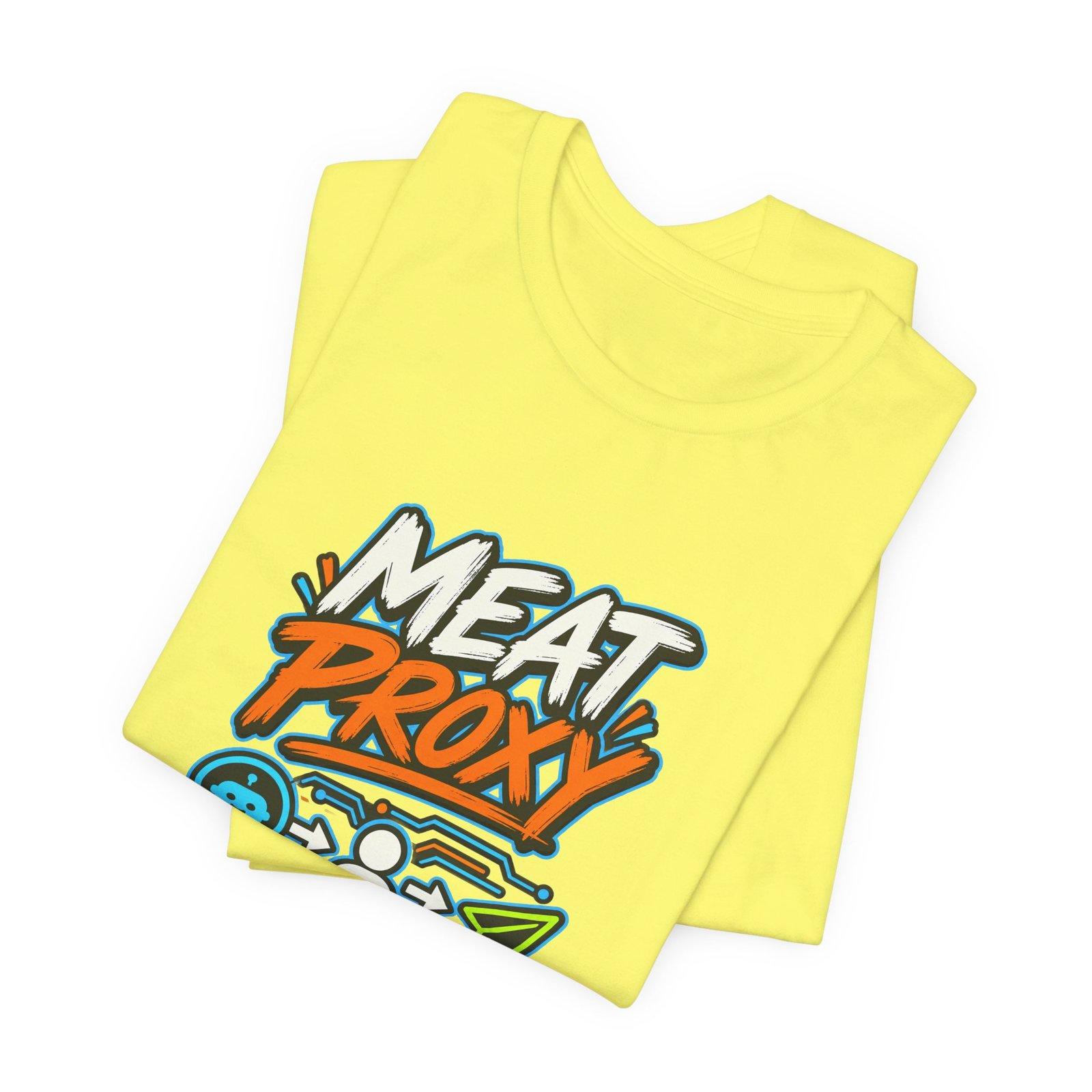 Meat Proxy Human AI Relay Graphic Tee - Image 19