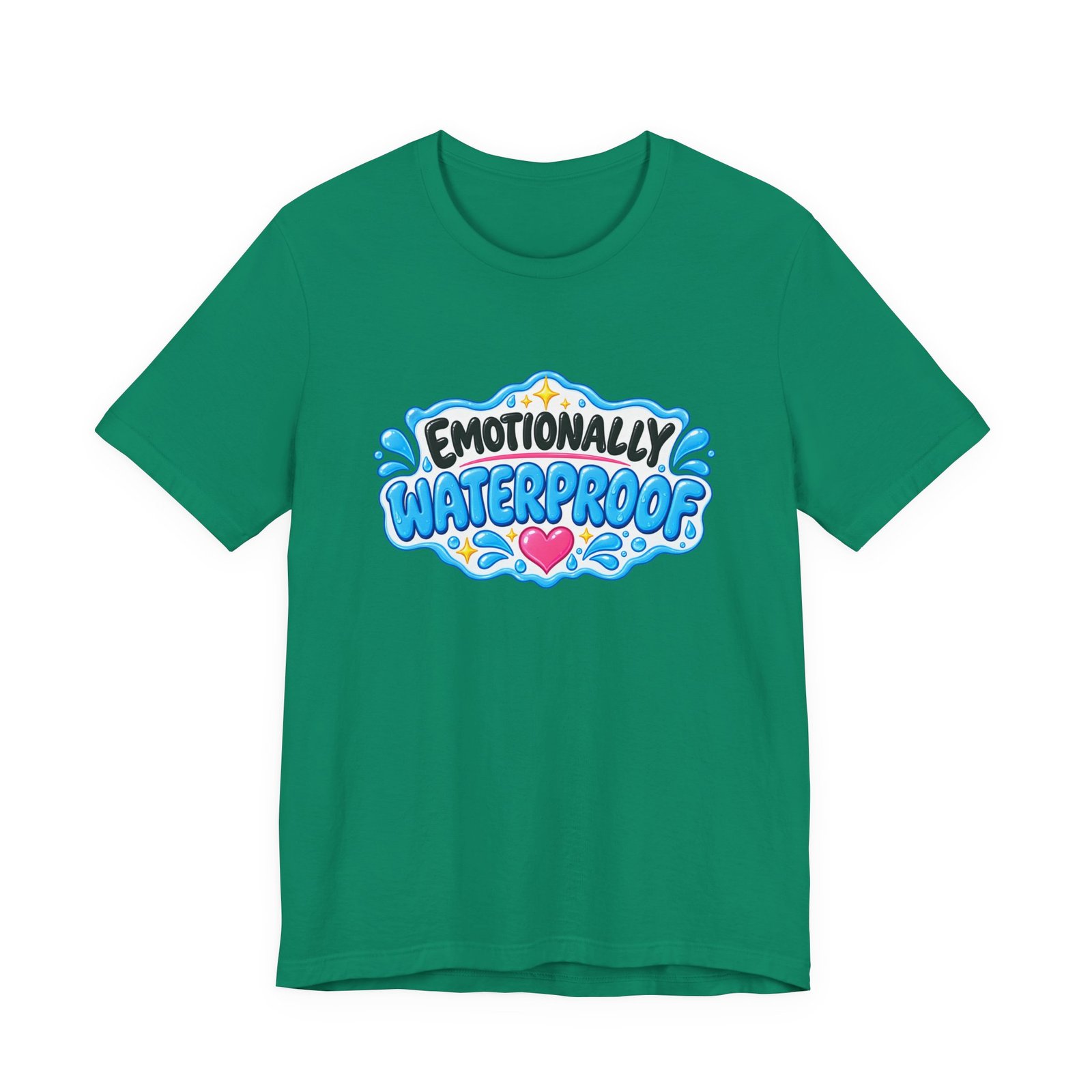 Emotionally Waterproof Makeup Humor Graphic Tee - Image 25