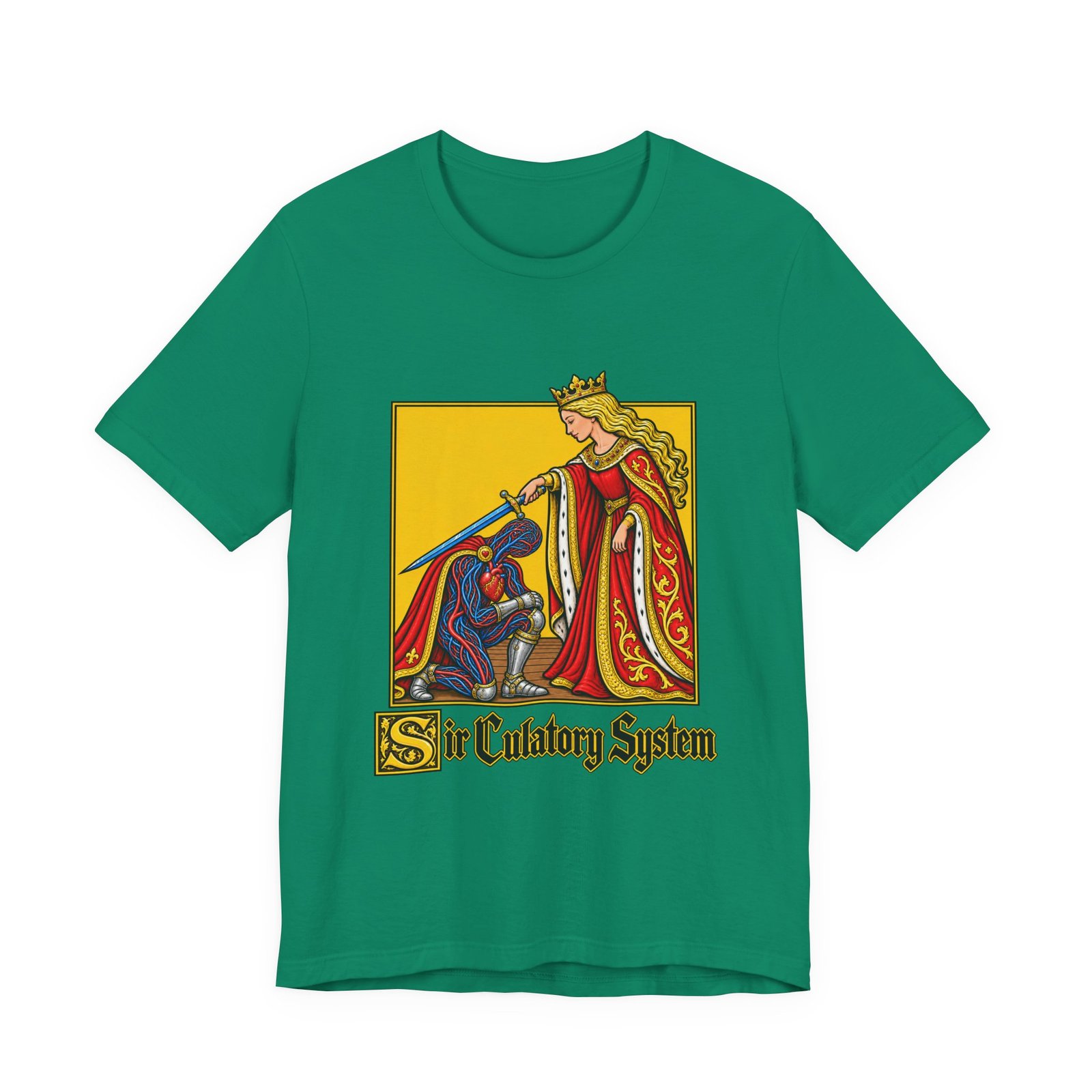Sir Culatory System Funny Circulatory Anatomy Pun Graphic Tee - Image 25